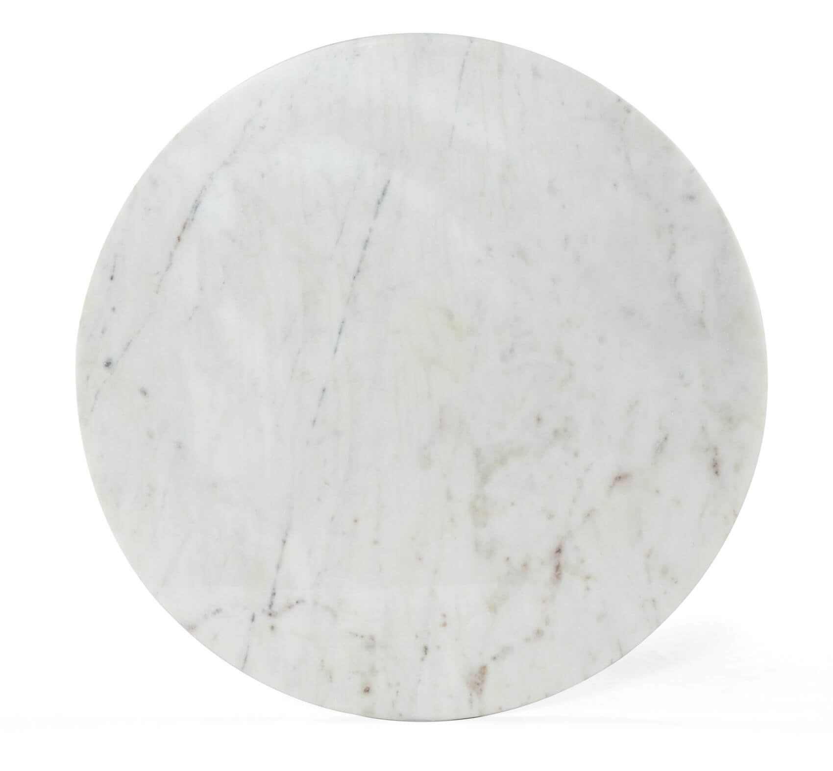 Ethos Carved Round Marble Top Coffee Table