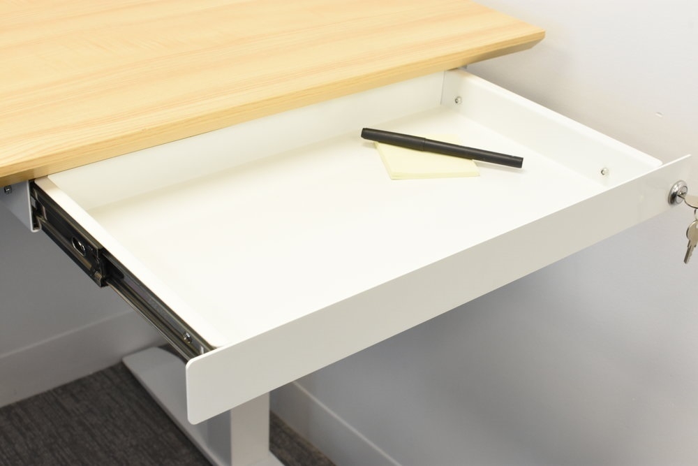 Slyde Essentials Laptop Under Desk Mounted Drawer w/Key Lock