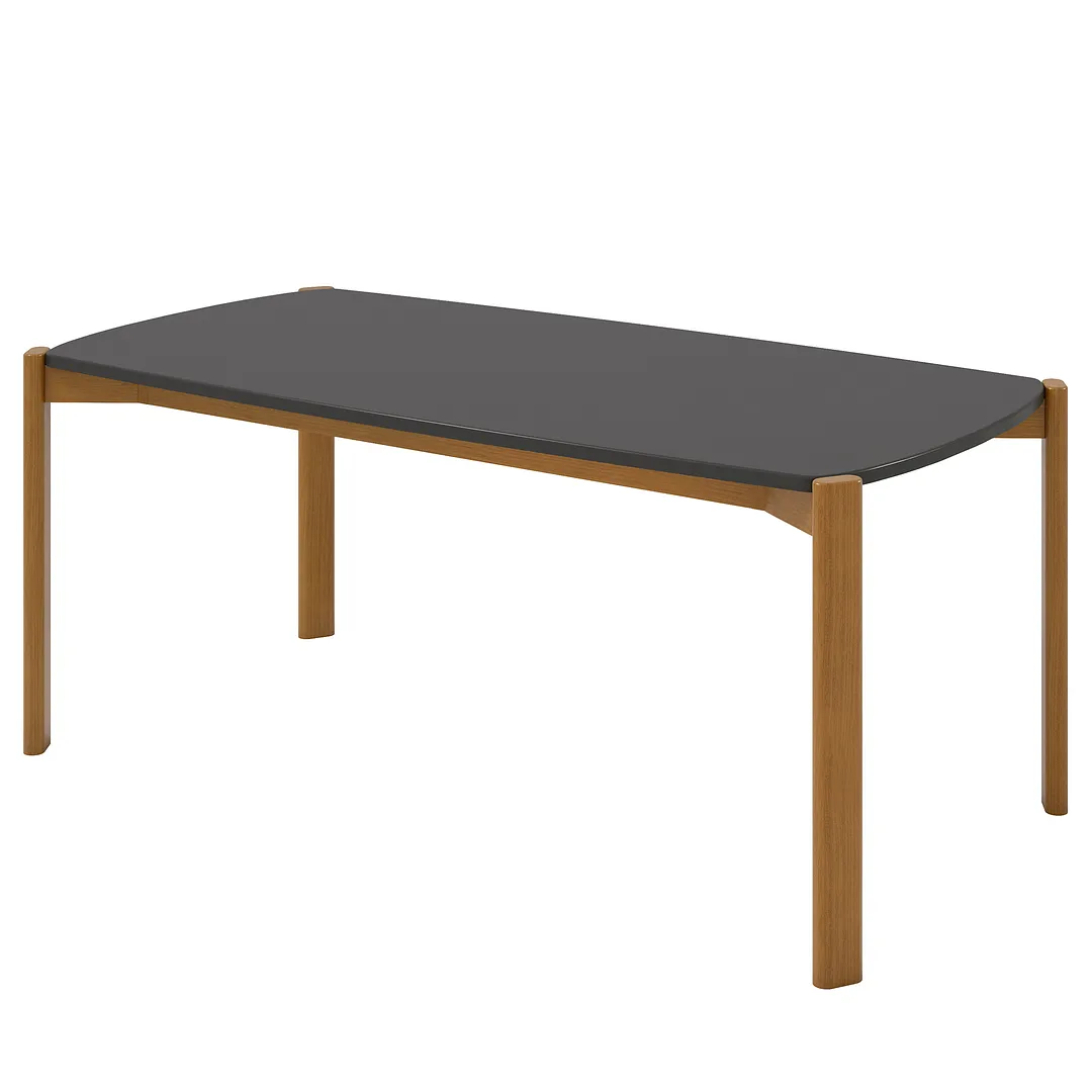 Gales 71-inch Dining Table w/Solid Wood Legs 