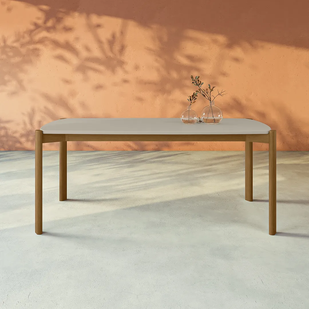 Gales 71-inch Dining Doom Set w/Solid Wood Legs