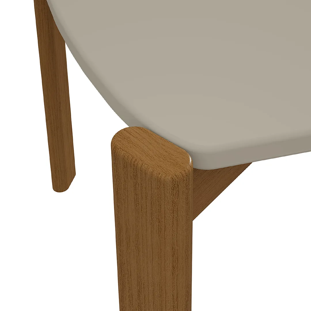 Gales 71-inch Dining Doom Set w/Solid Wood Legs