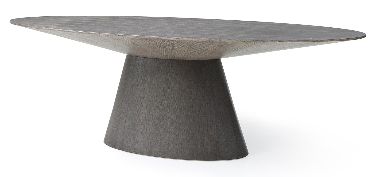 Bruno Oval Wood Veneer Dining Table