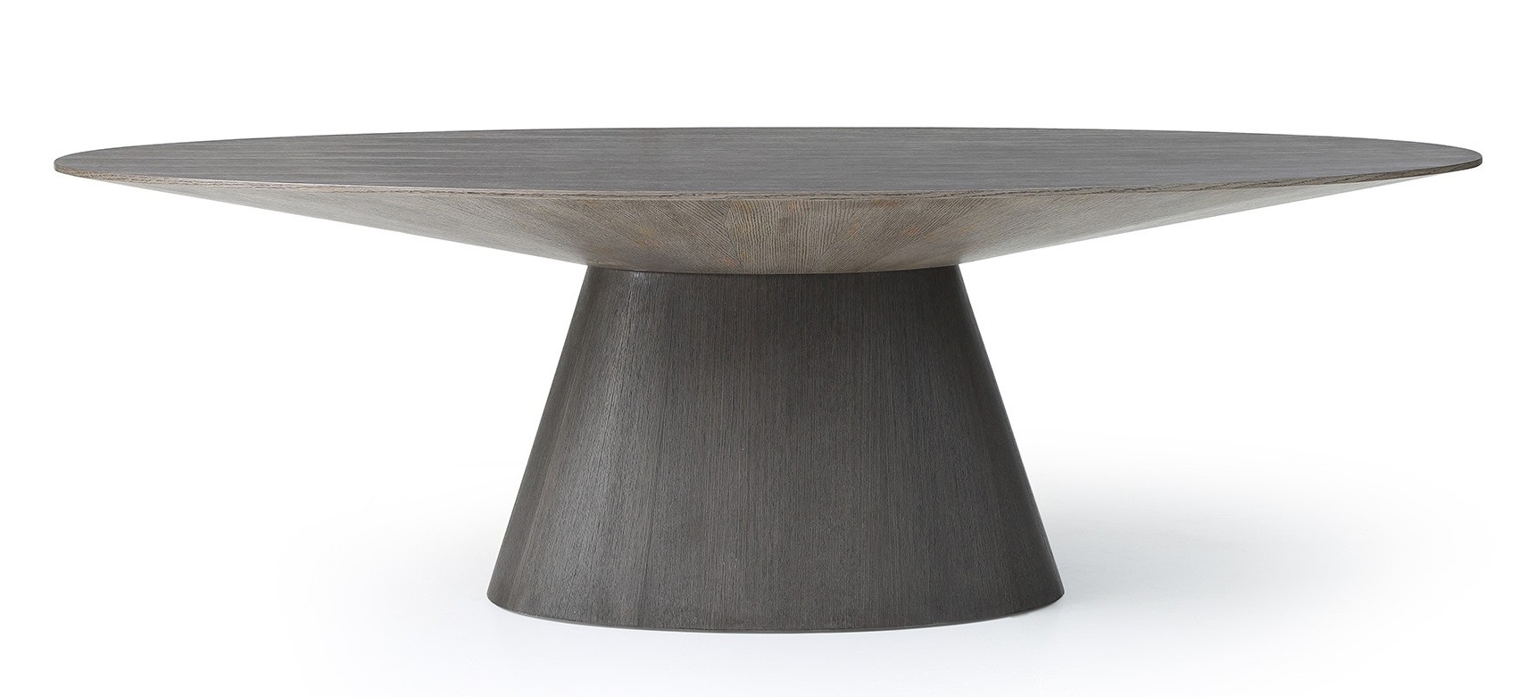 Bruno Oval Wood Veneer Dining Table