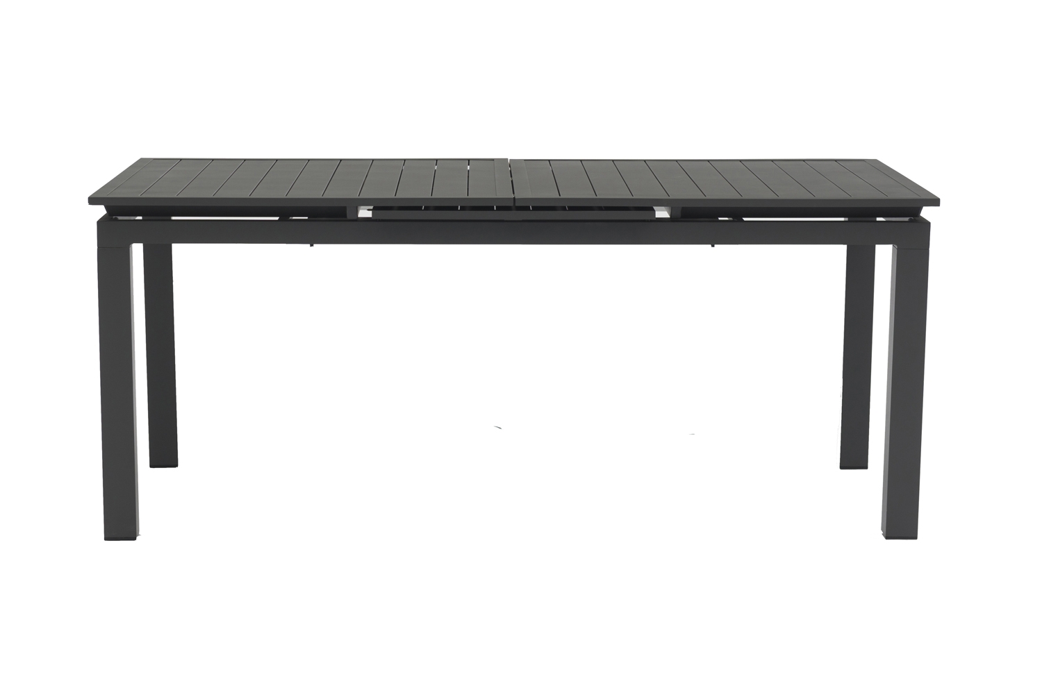 Alum Outdoor Extendable Dining Set w/Leyla Armchairs