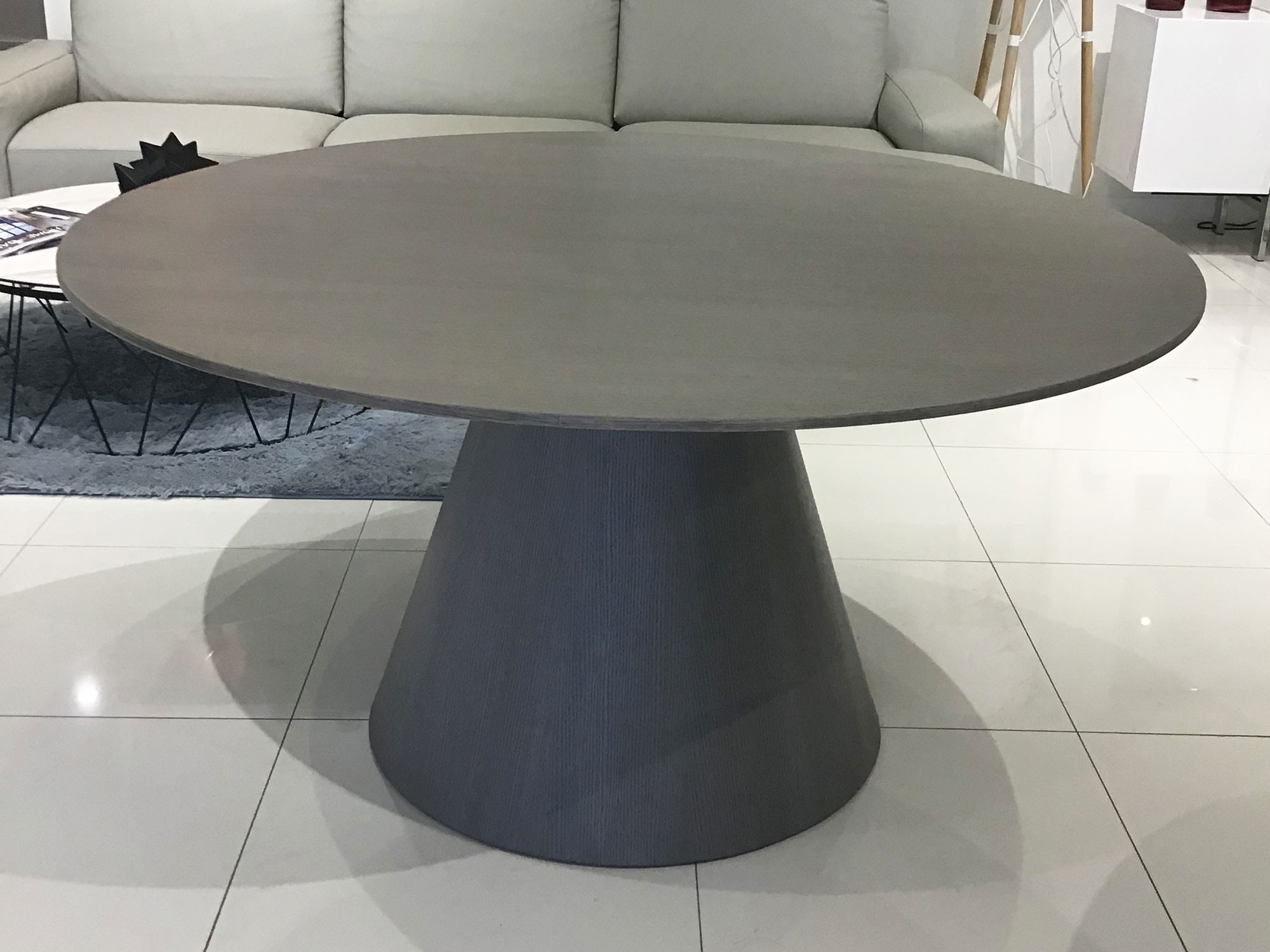 Norfolk Round Wood Veneer Dining Table