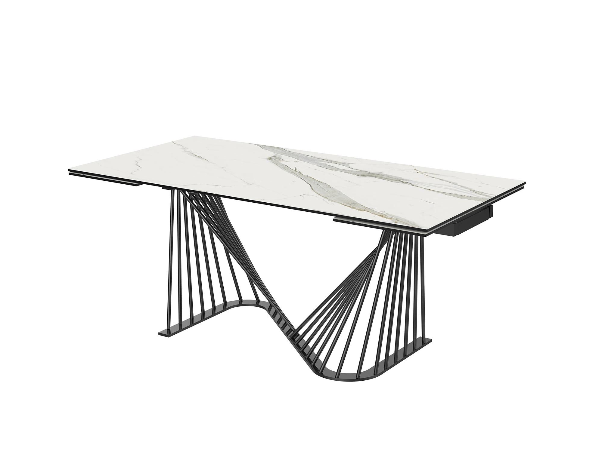 Roma Rectangular Extendable Dining Table