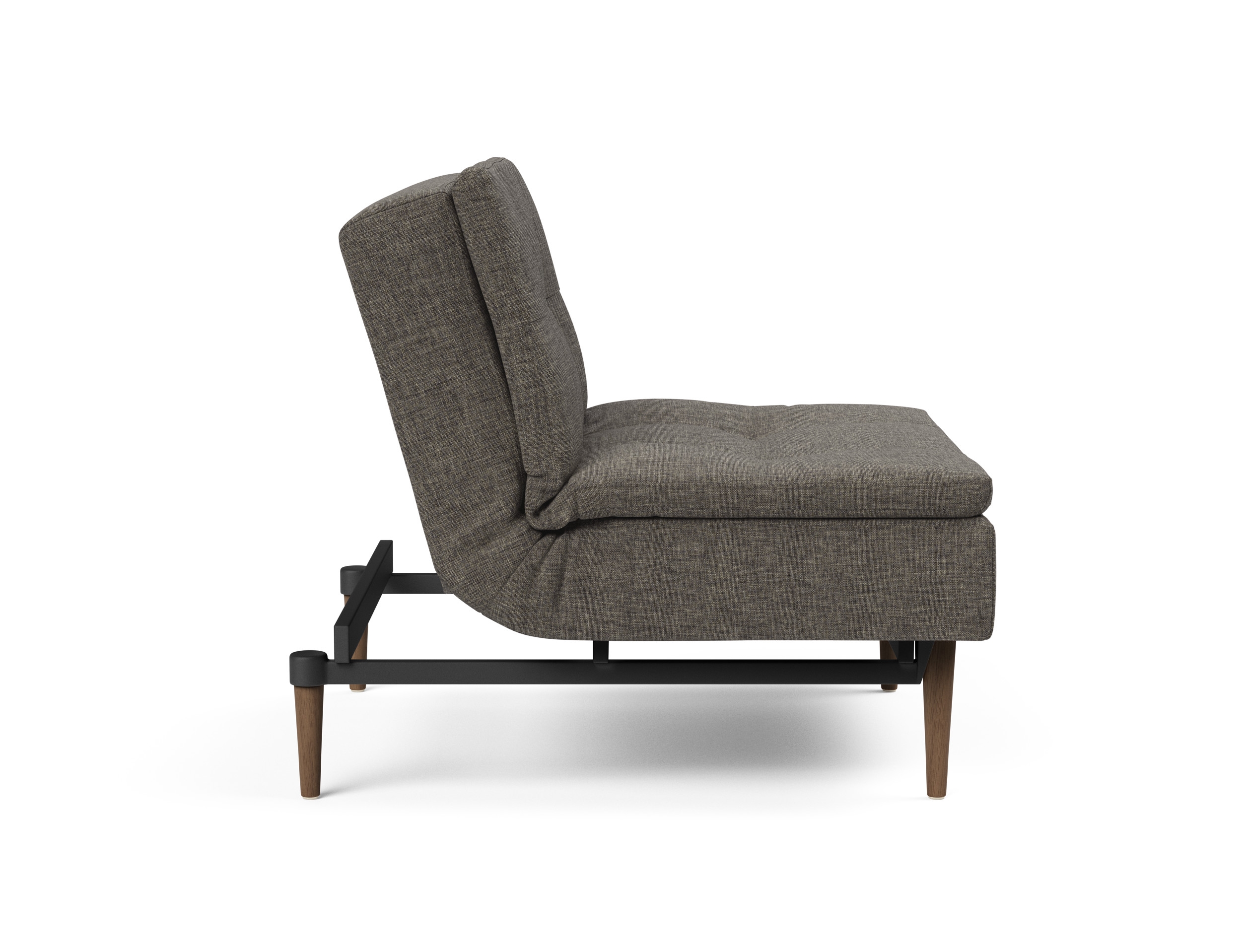 Dublexo Deluxe Fabric Chair w/Dark Wood Styletto Legs
