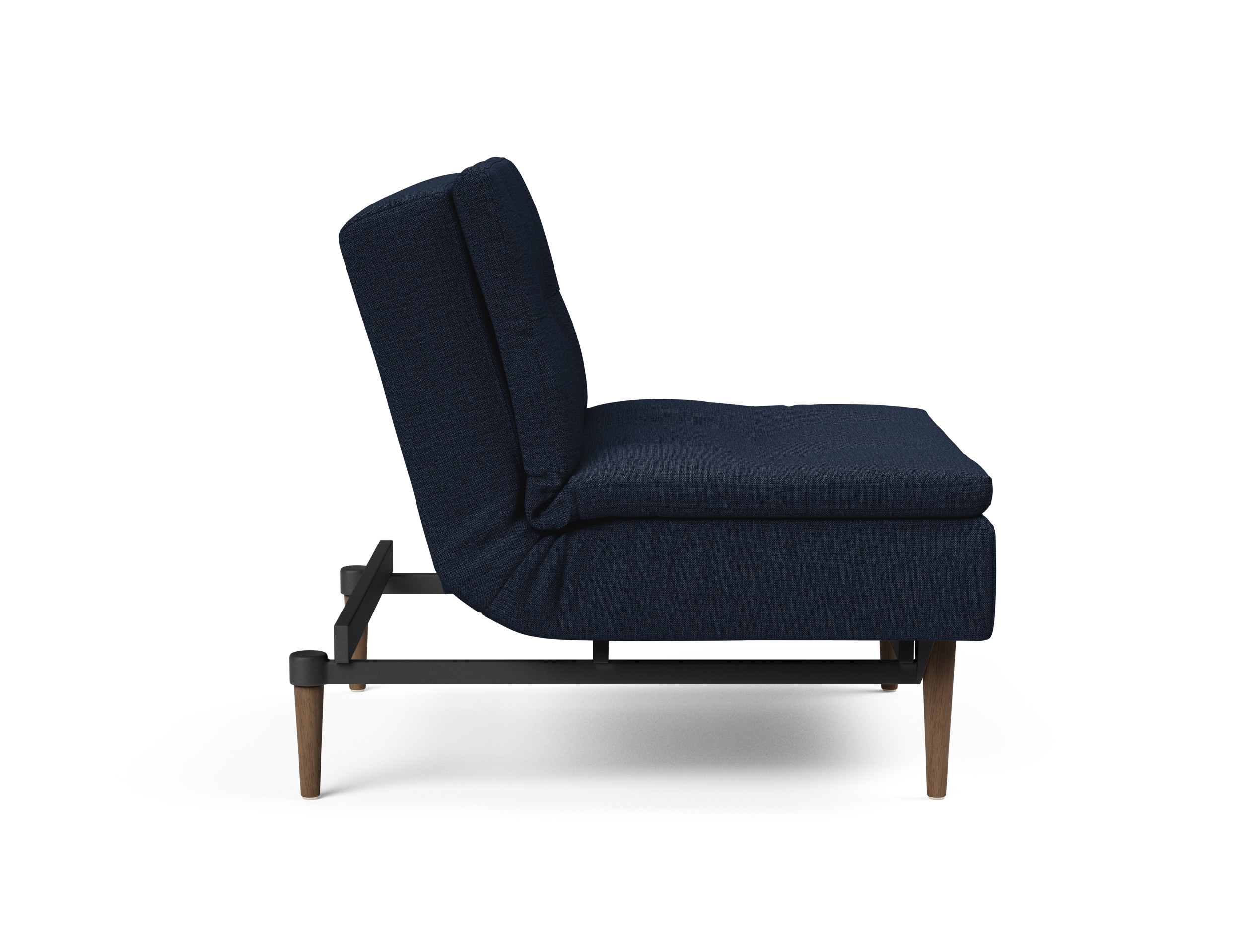 Dublexo Deluxe Fabric Chair w/Dark Wood Styletto Legs
