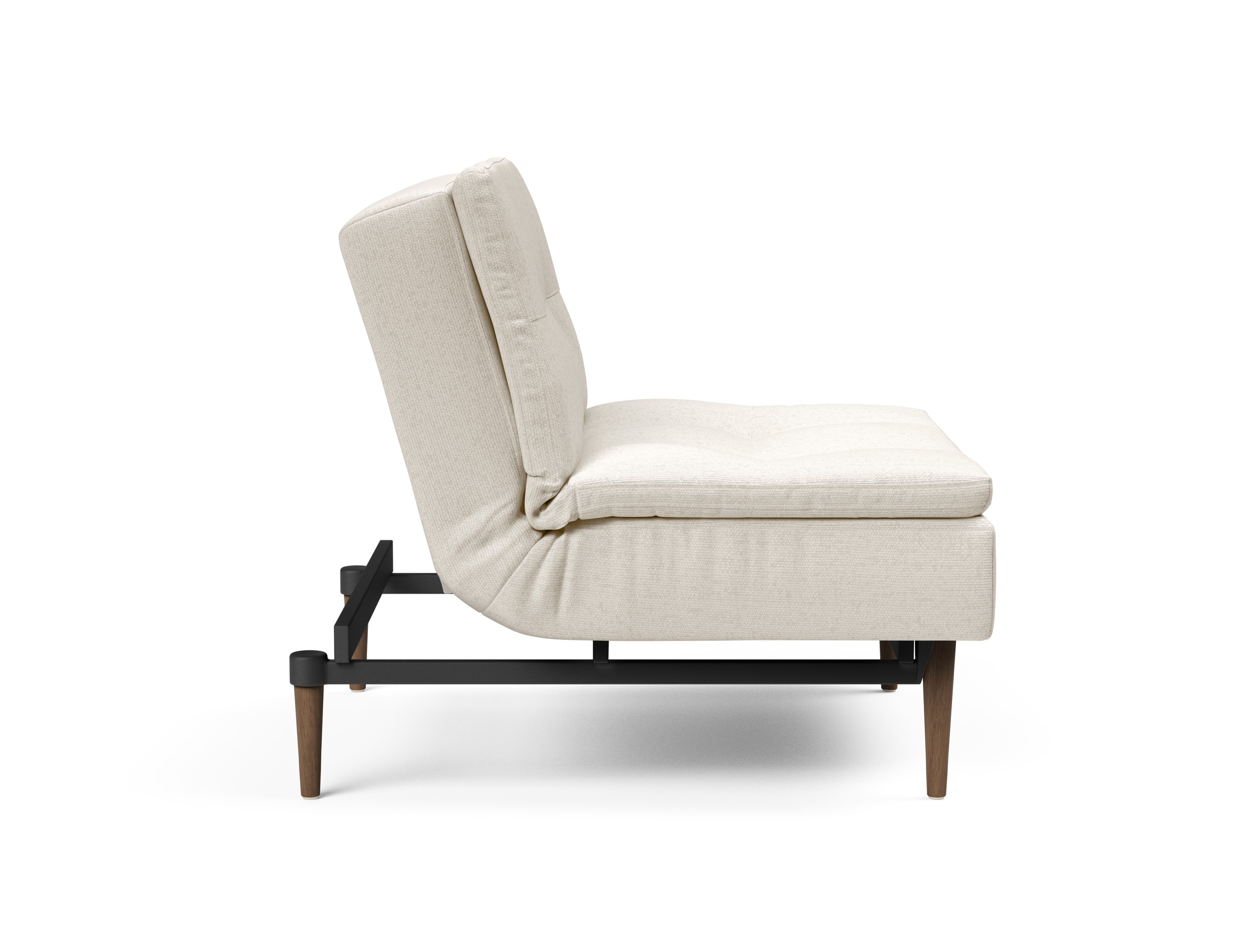 Dublexo Deluxe Fabric Chair w/Dark Wood Styletto Legs