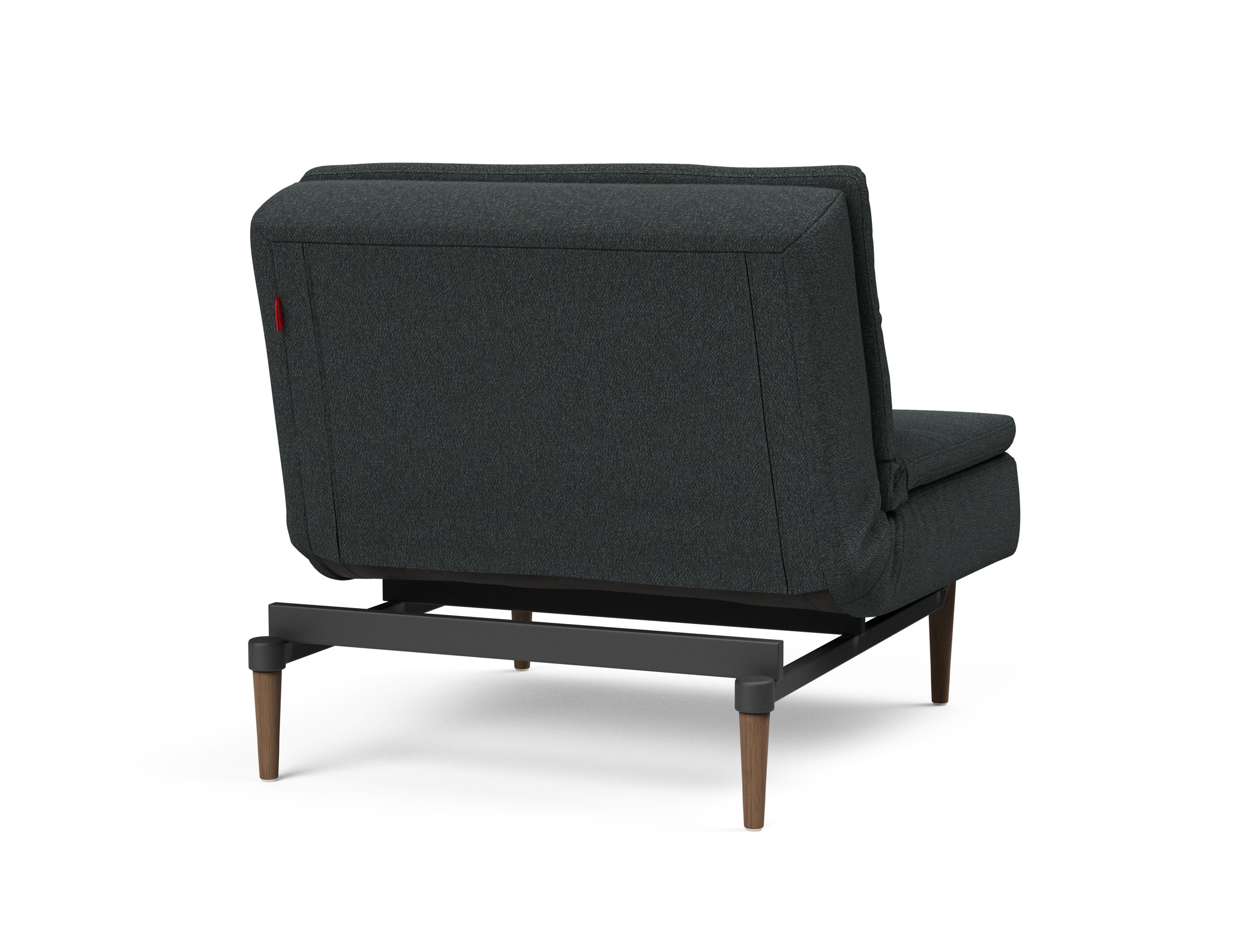 Dublexo Deluxe Fabric Chair w/Dark Wood Styletto Legs
