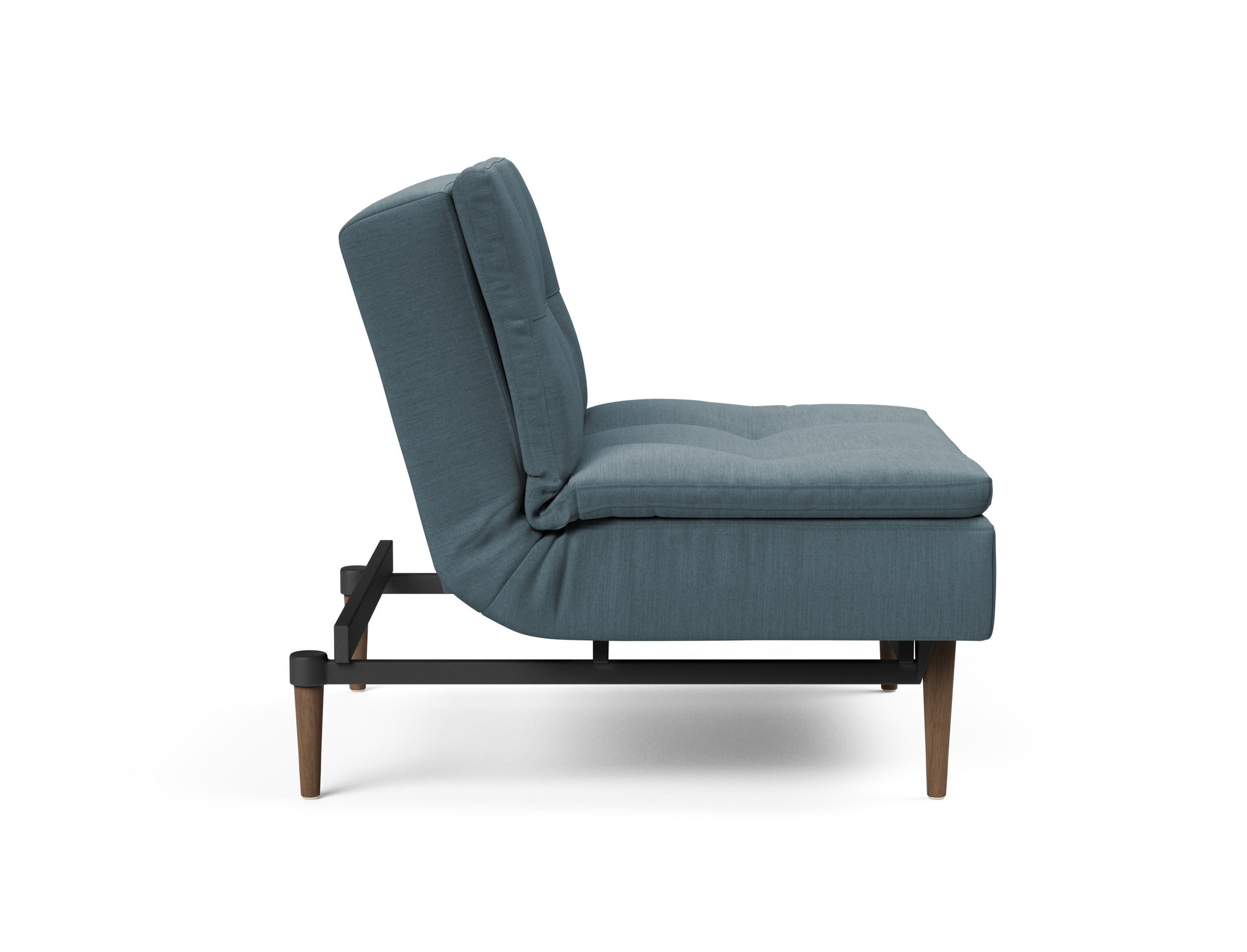 Dublexo Deluxe Fabric Chair w/Dark Wood Styletto Legs