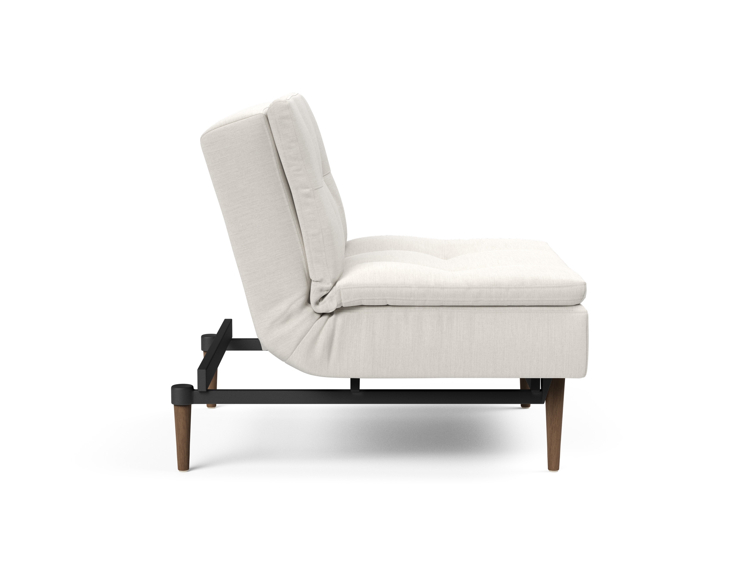 Dublexo Deluxe Fabric Chair w/Dark Wood Styletto Legs
