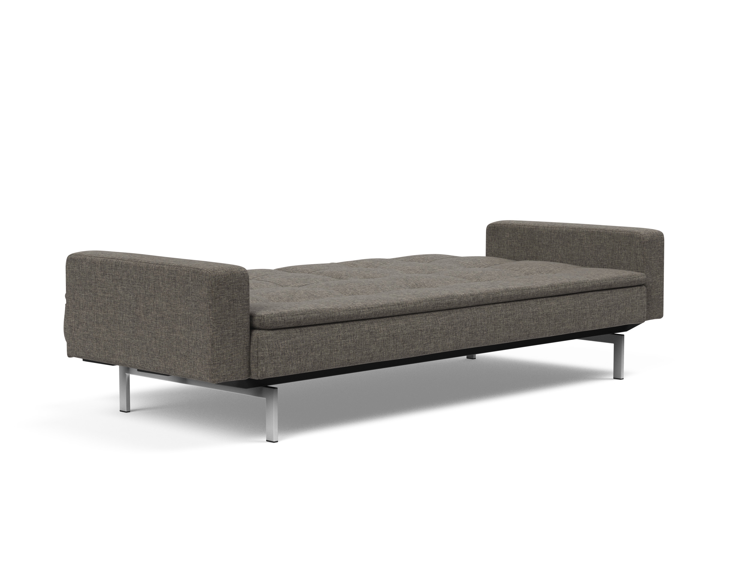 Dublexo Deluxe Fabric Sofa Bed w/Arms & Stainless Steel Legs