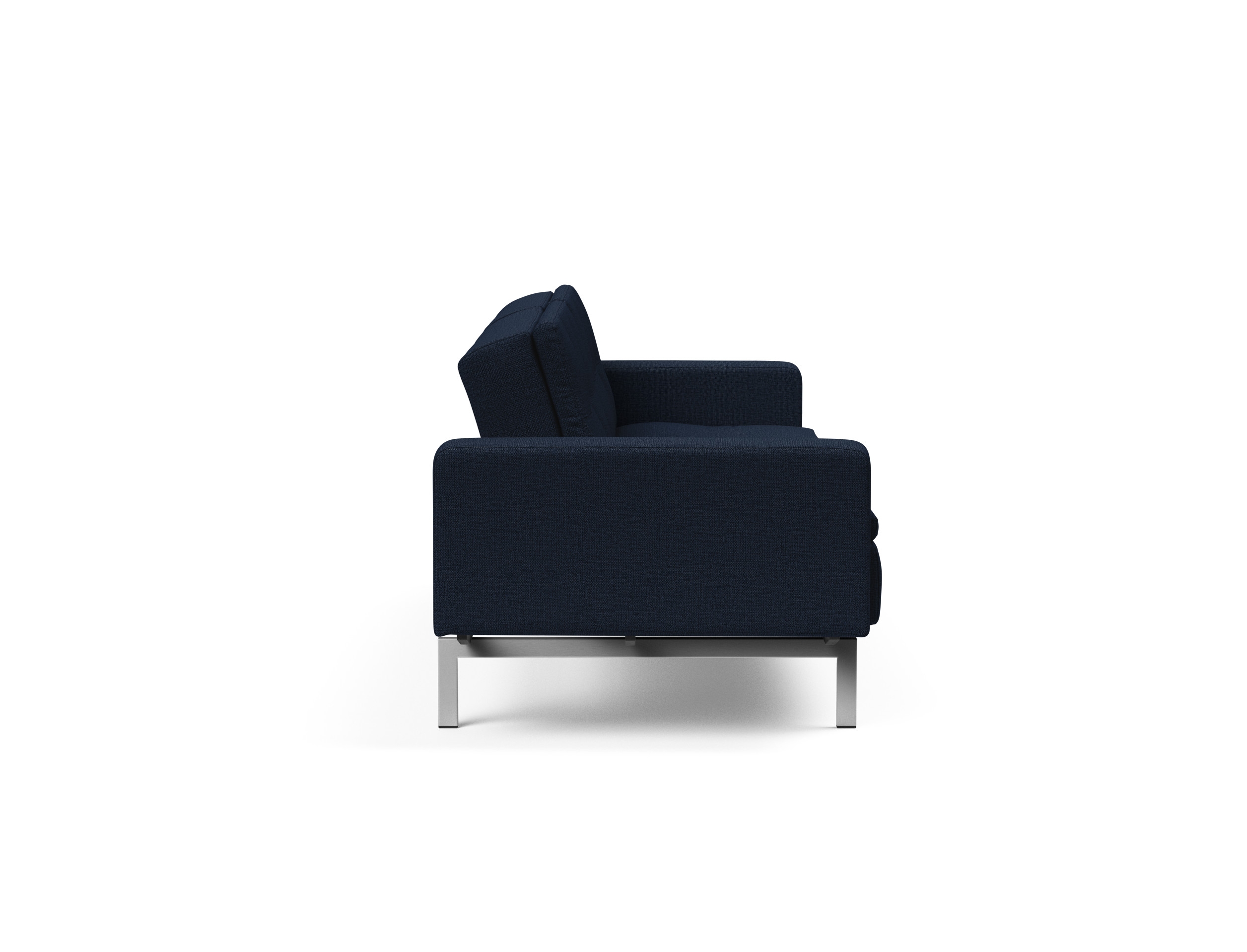 Dublexo Deluxe Fabric Sofa Bed w/Arms & Stainless Steel Legs