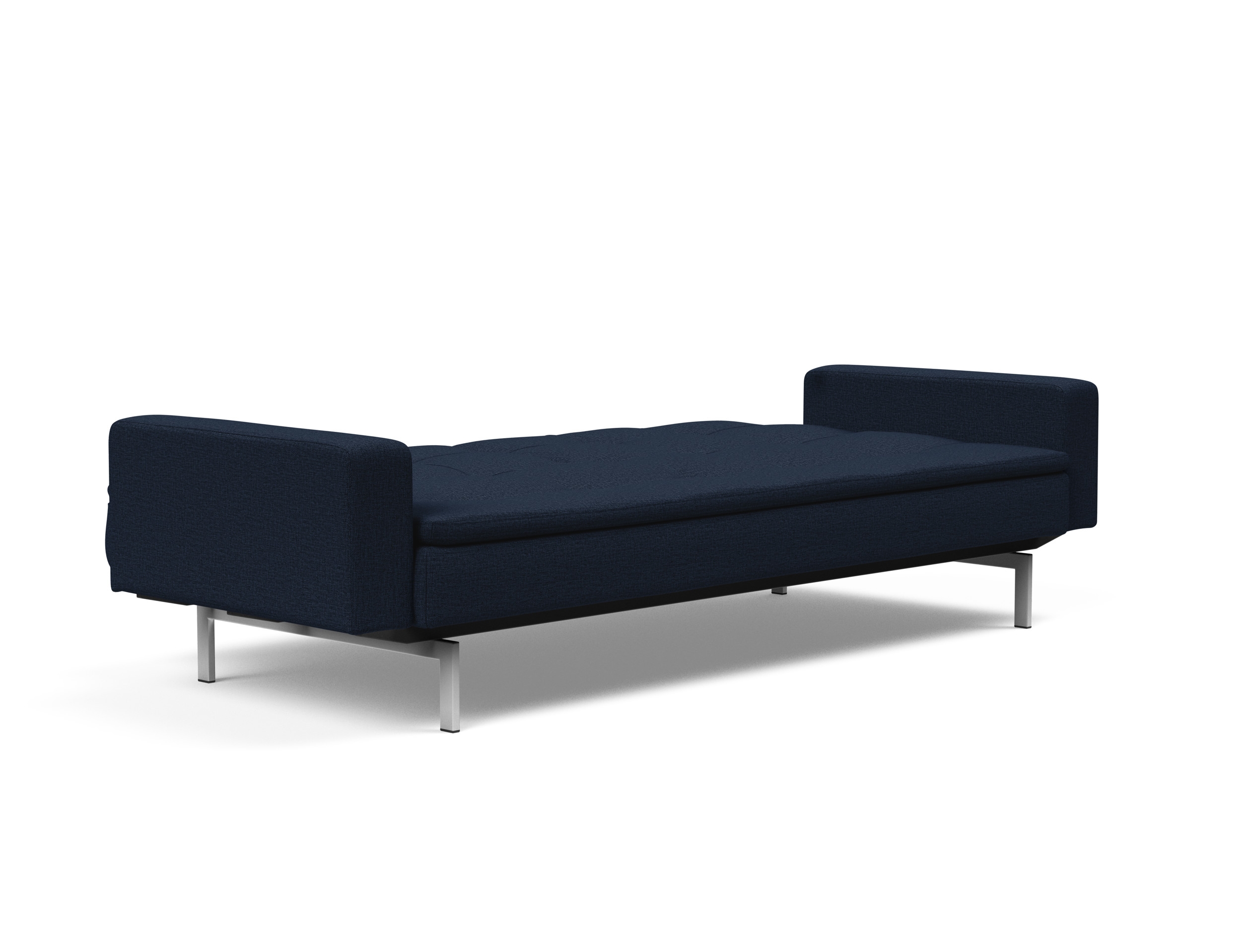 Dublexo Deluxe Fabric Sofa Bed w/Arms & Stainless Steel Legs