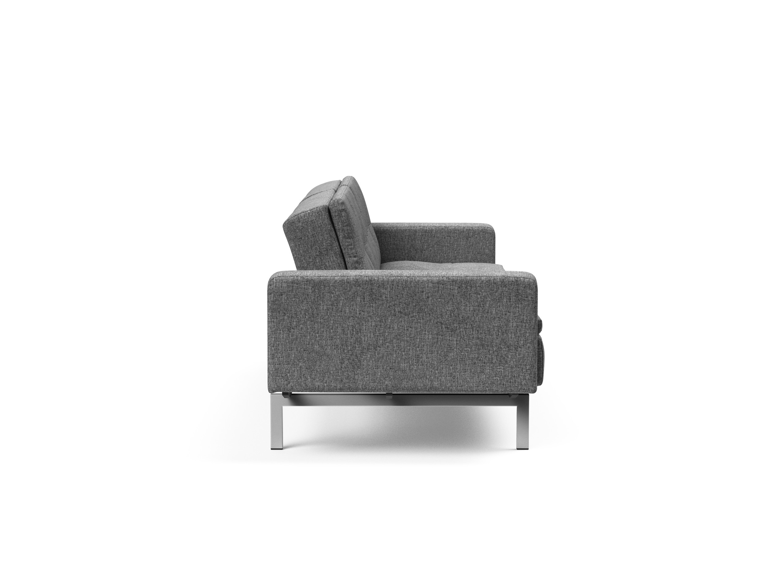 Dublexo Deluxe Fabric Sofa Bed w/Arms & Stainless Steel Legs