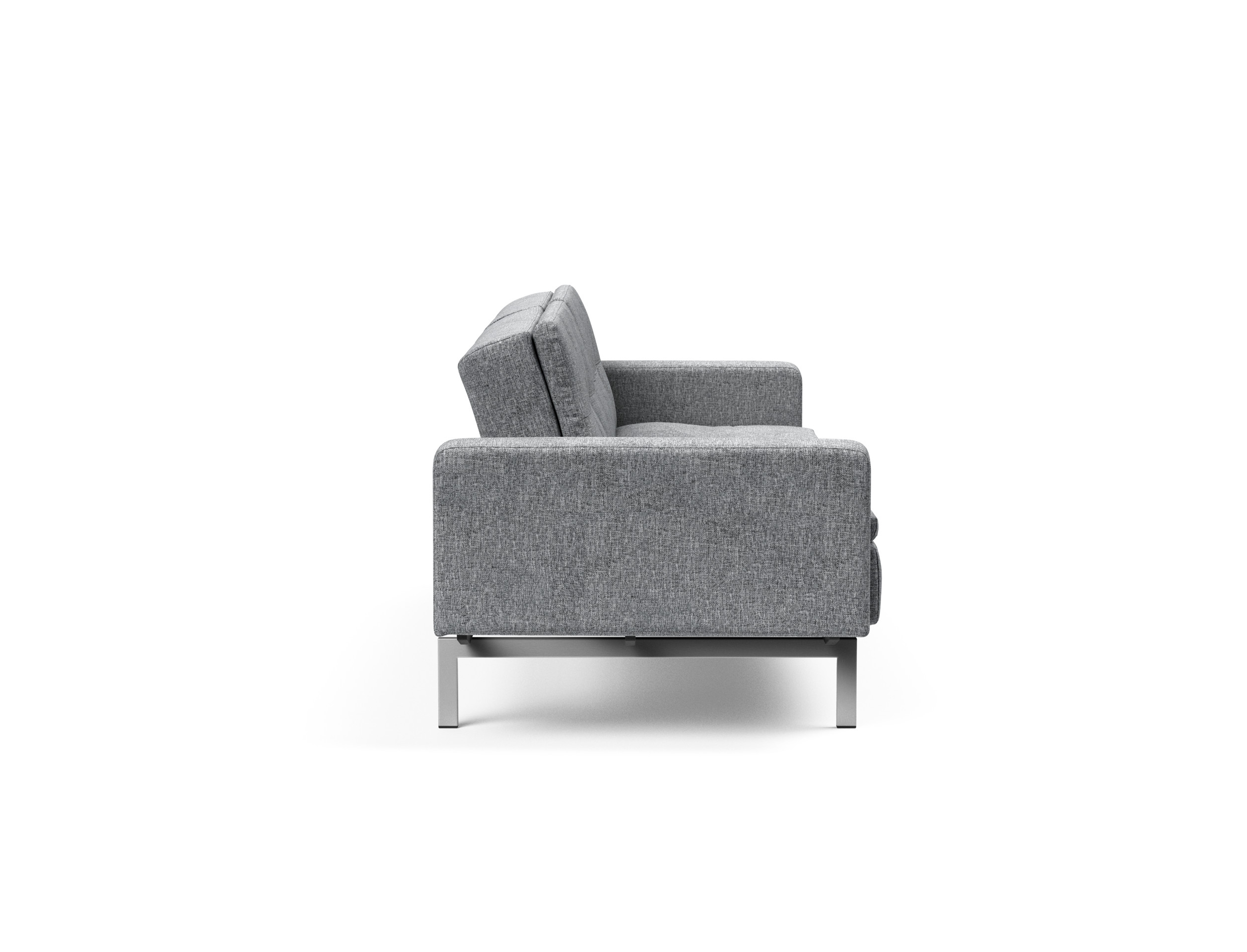 Dublexo Deluxe Fabric Sofa Bed w/Arms & Stainless Steel Legs
