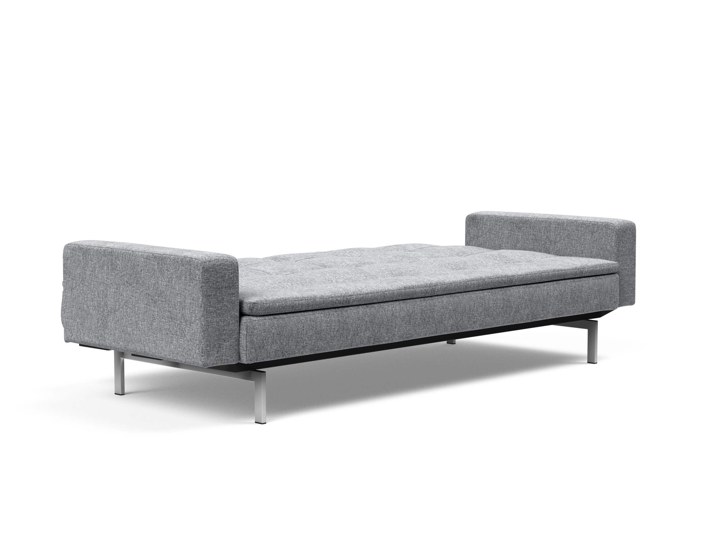 Dublexo Deluxe Fabric Sofa Bed w/Arms & Stainless Steel Legs