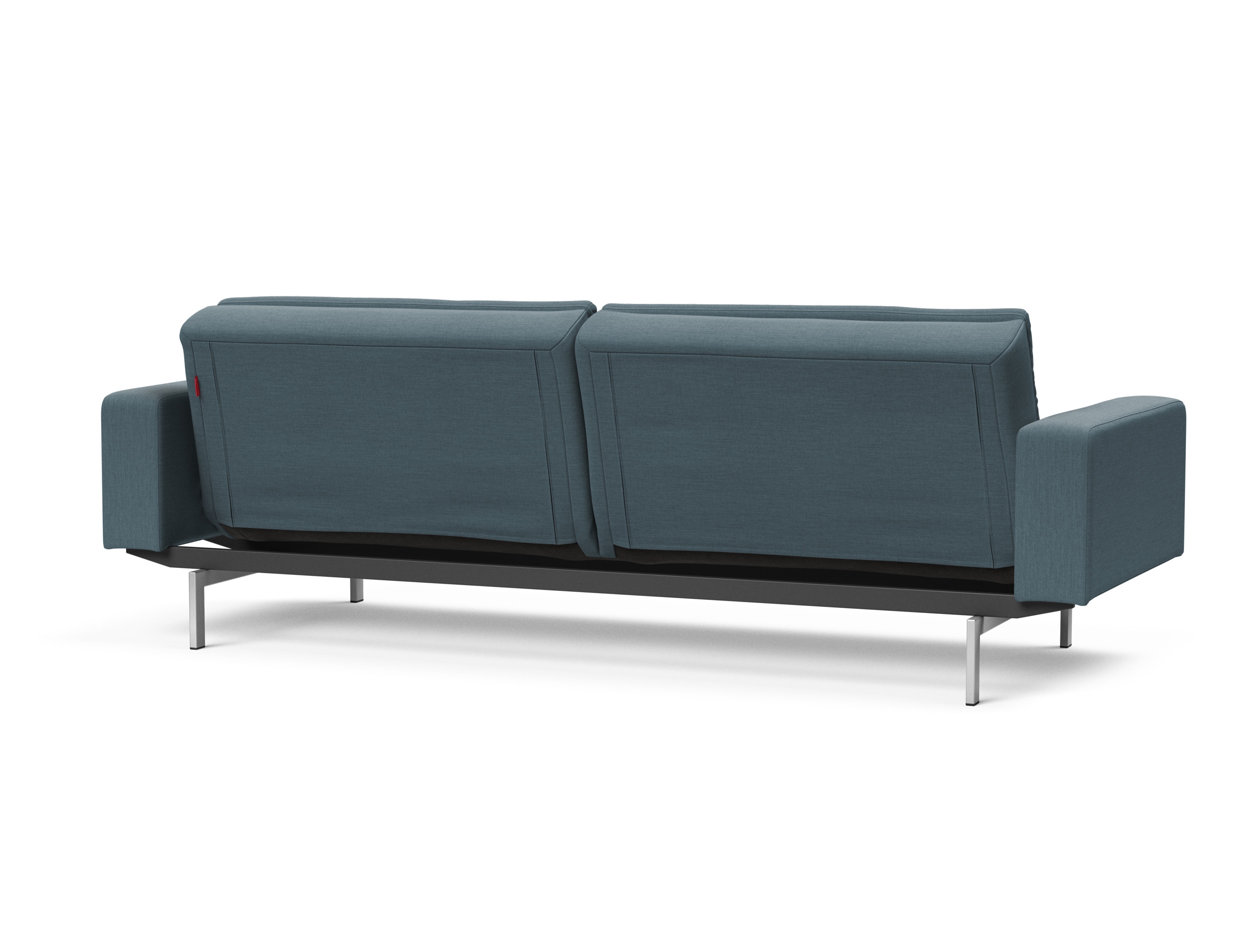 Dublexo Deluxe Fabric Sofa Bed w/Arms & Stainless Steel Legs