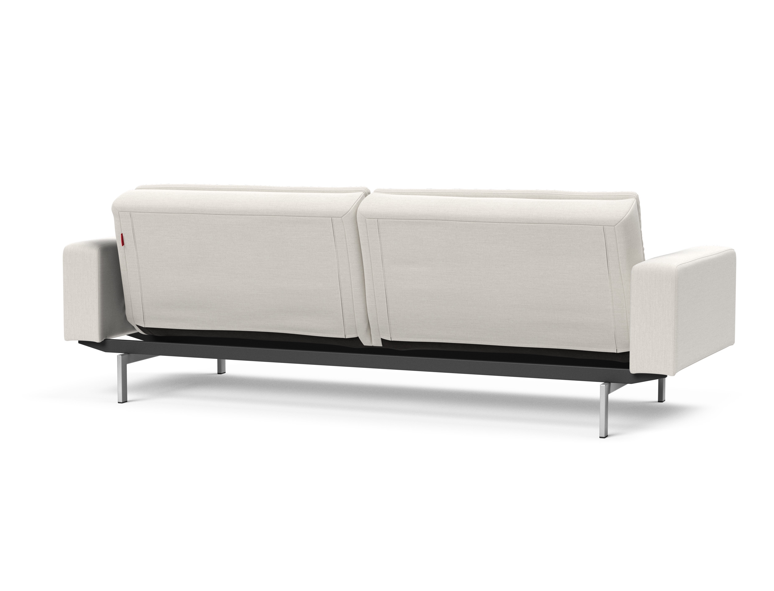 Dublexo Deluxe Fabric Sofa Bed w/Arms & Stainless Steel Legs