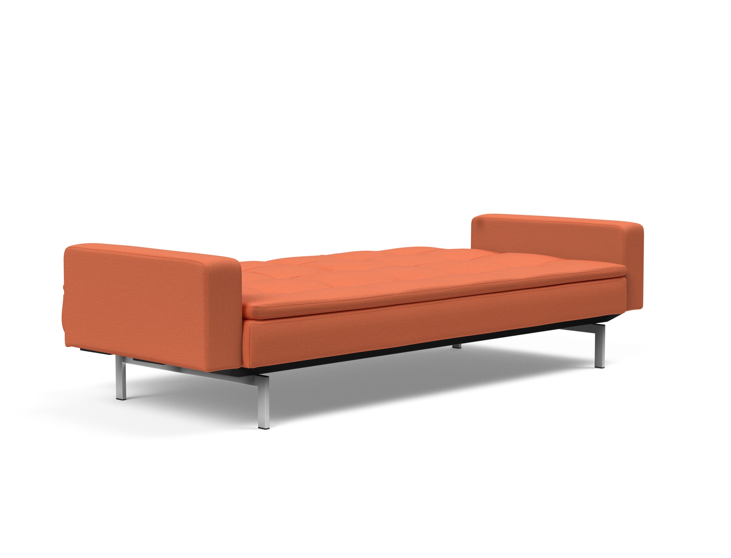 Dublexo Deluxe Fabric Sofa Bed w/Arms & Stainless Steel Legs