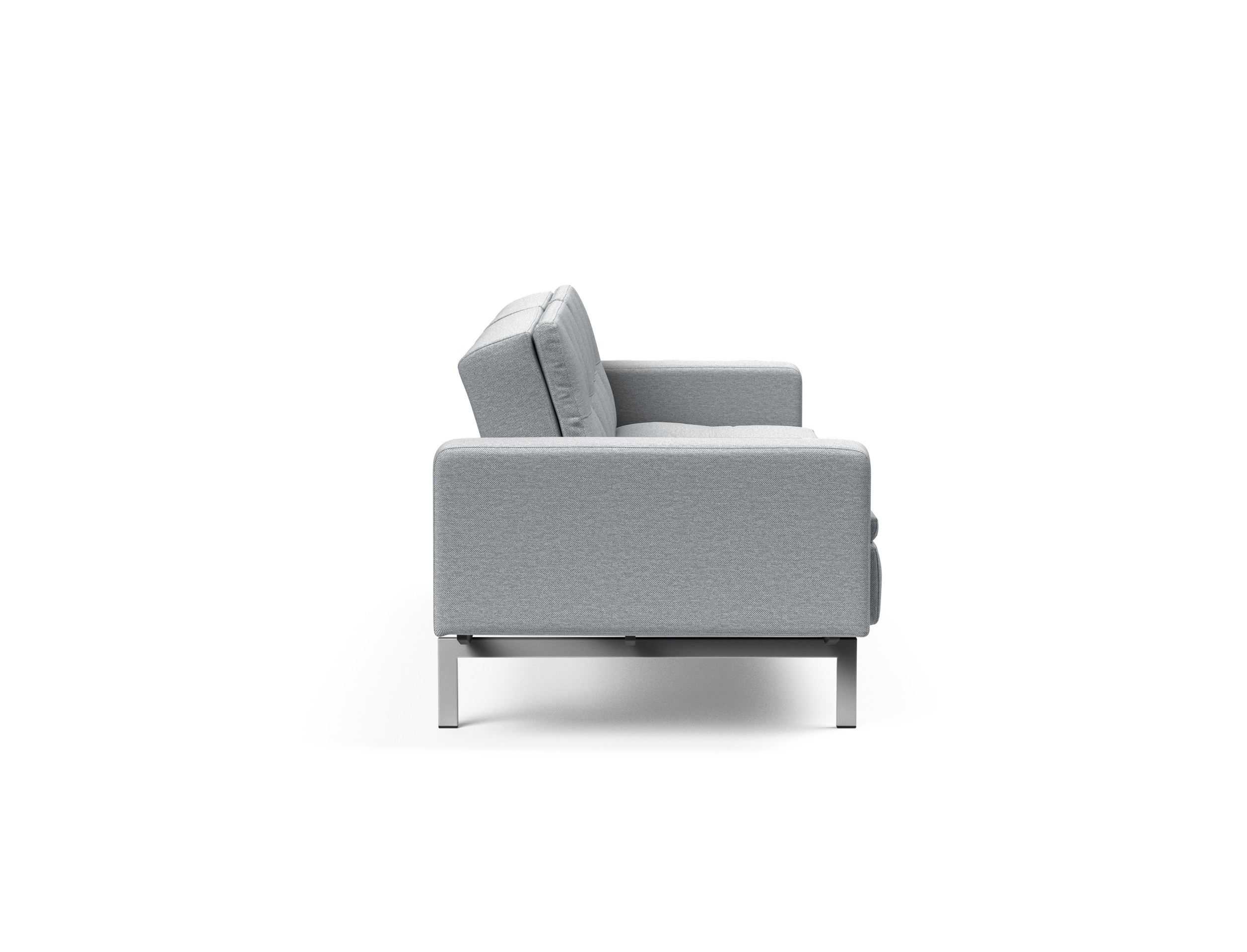 Dublexo Deluxe Fabric Sofa Bed w/Arms & Stainless Steel Legs