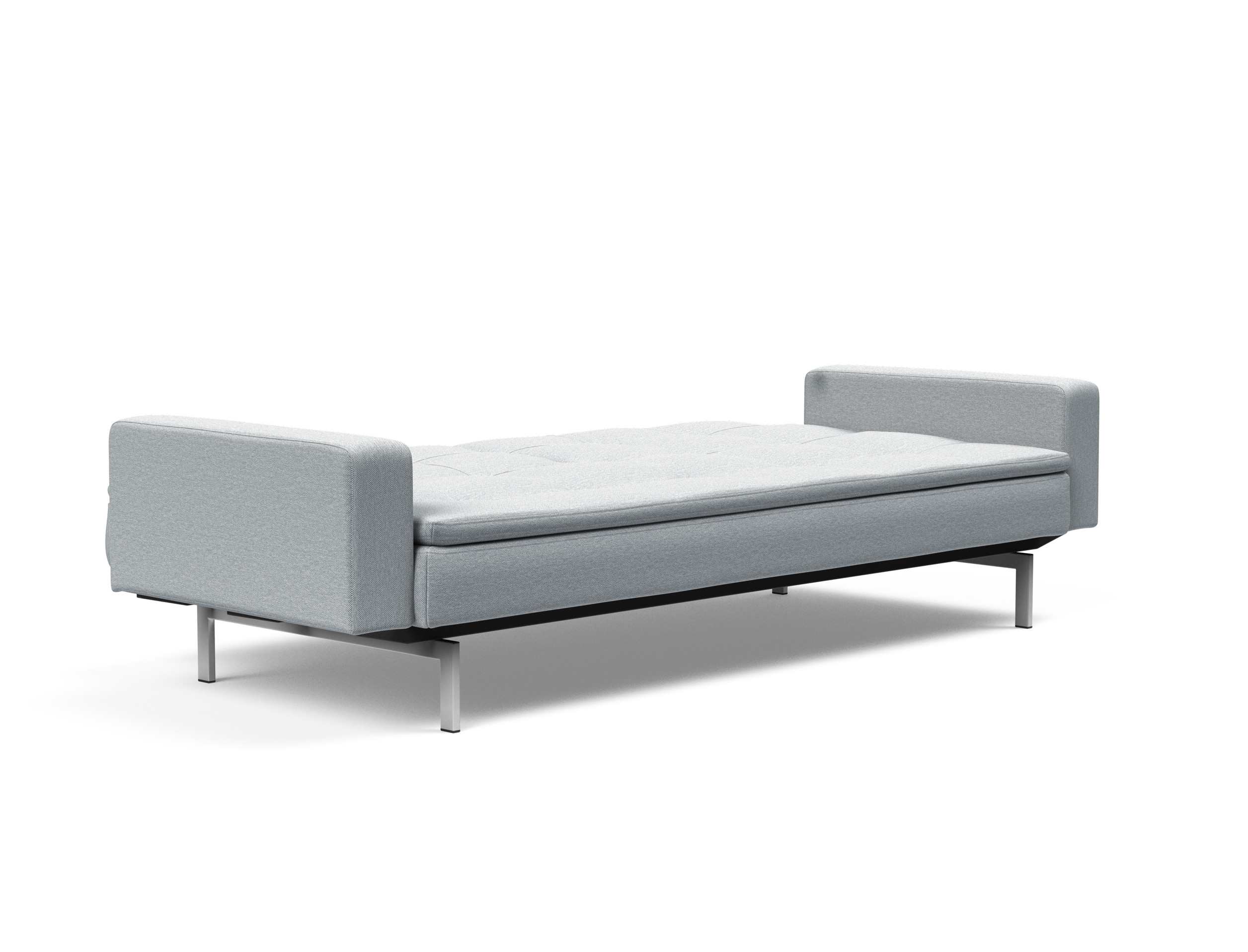 Dublexo Deluxe Fabric Sofa Bed w/Arms & Stainless Steel Legs