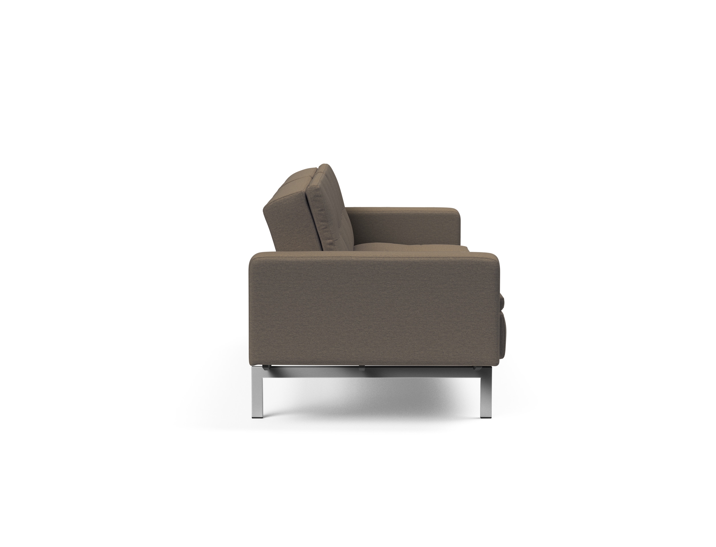 Dublexo Deluxe Fabric Sofa Bed w/Arms & Stainless Steel Legs