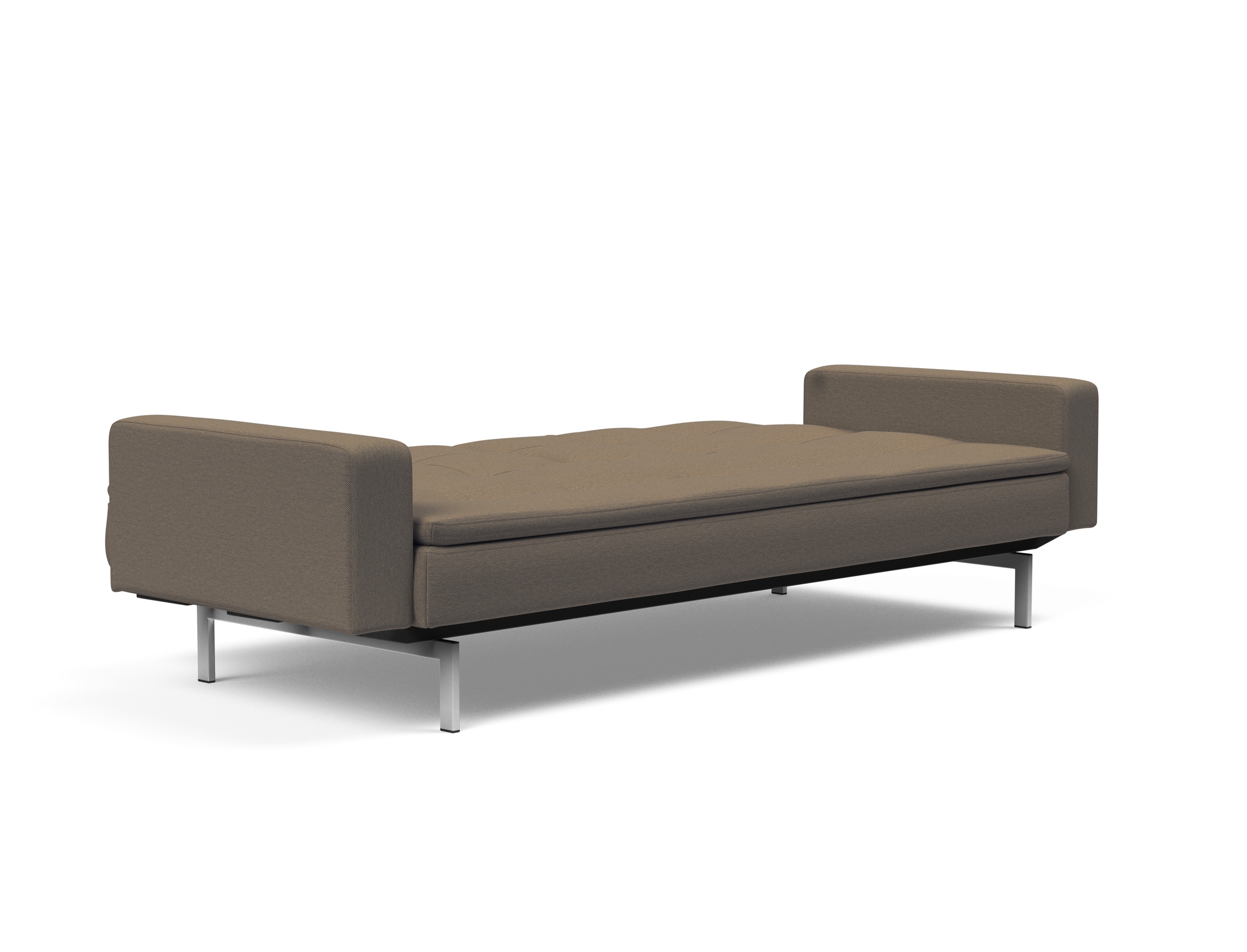 Dublexo Deluxe Fabric Sofa Bed w/Arms & Stainless Steel Legs