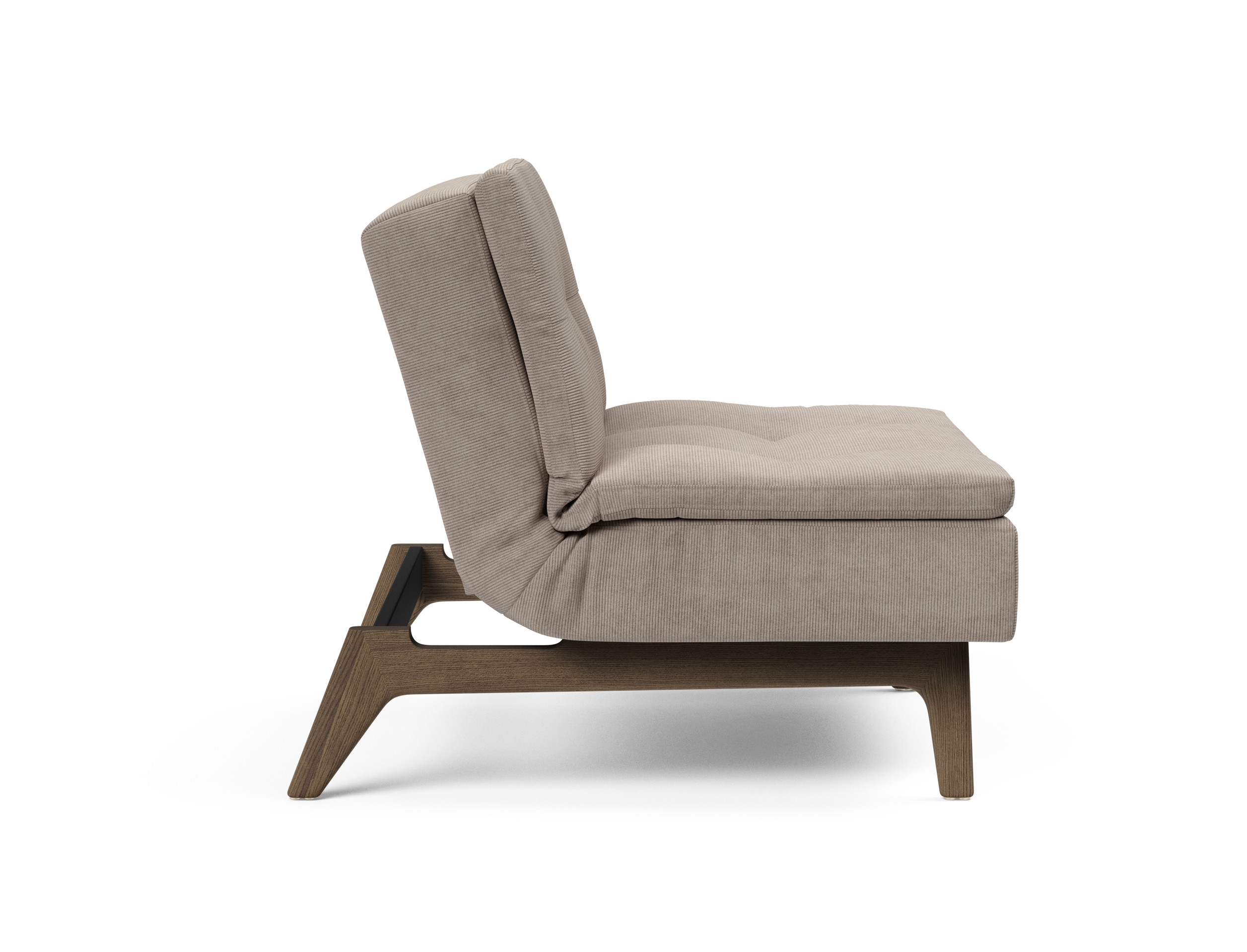 Dublexo Eik Fabric Chair w/Smoked Oak Legs