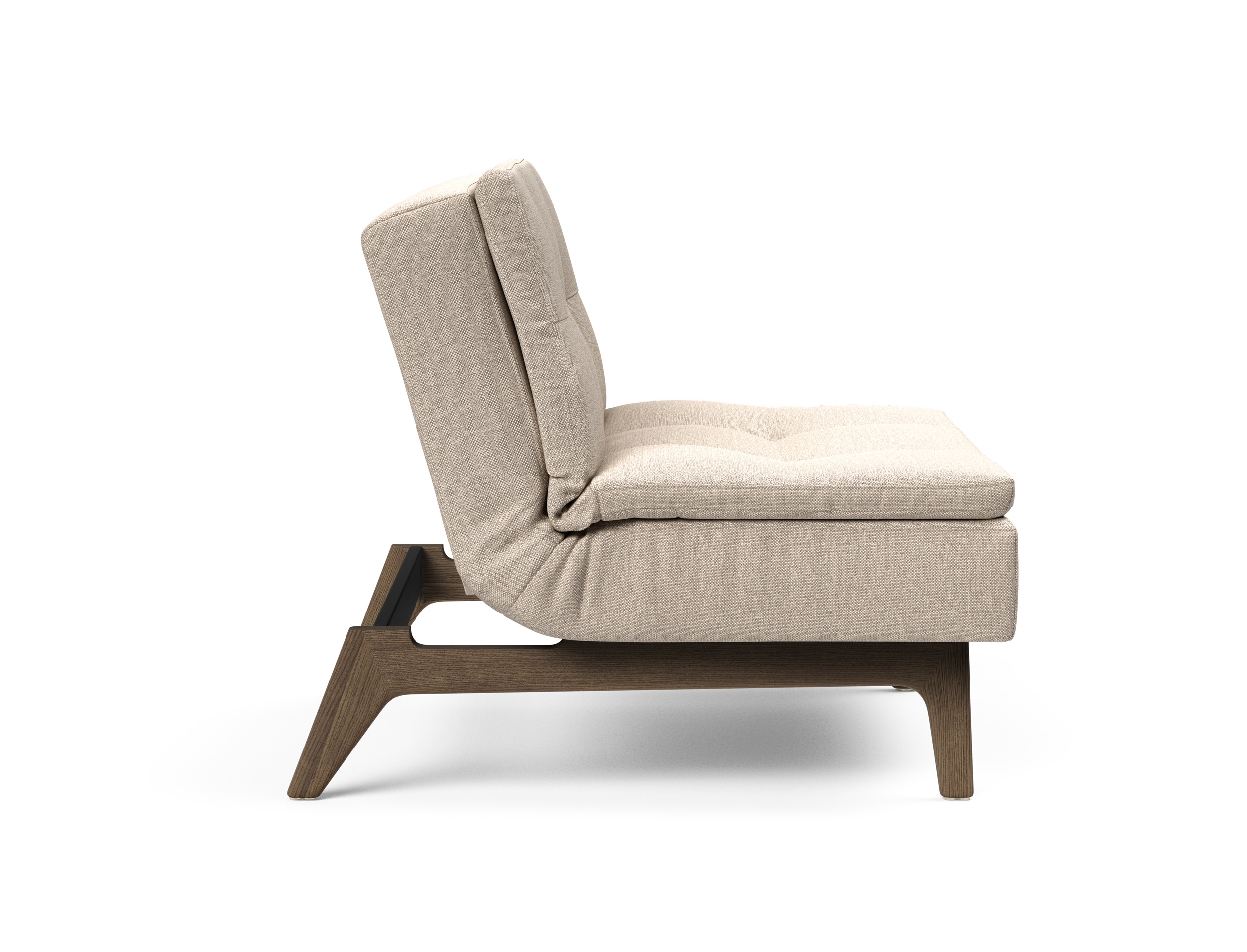 Dublexo Eik Fabric Chair w/Smoked Oak Legs