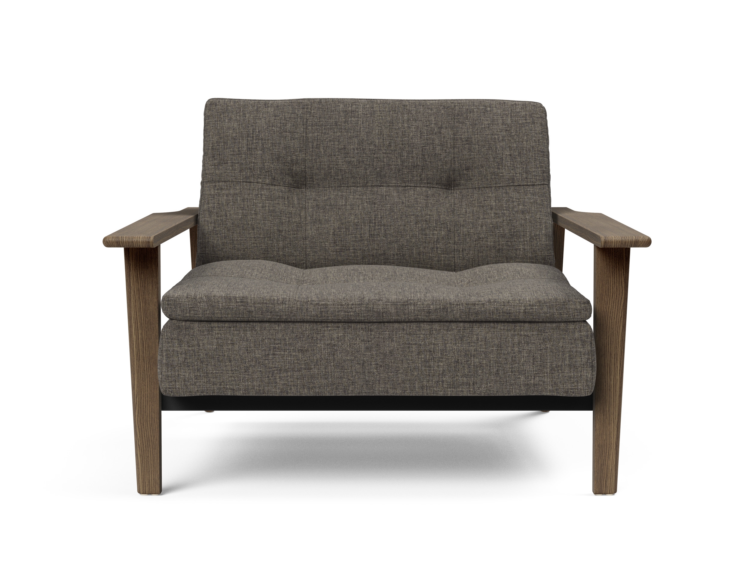 Dublexo Frej Fabric Chair w/Smoked Oak Arms & Legs