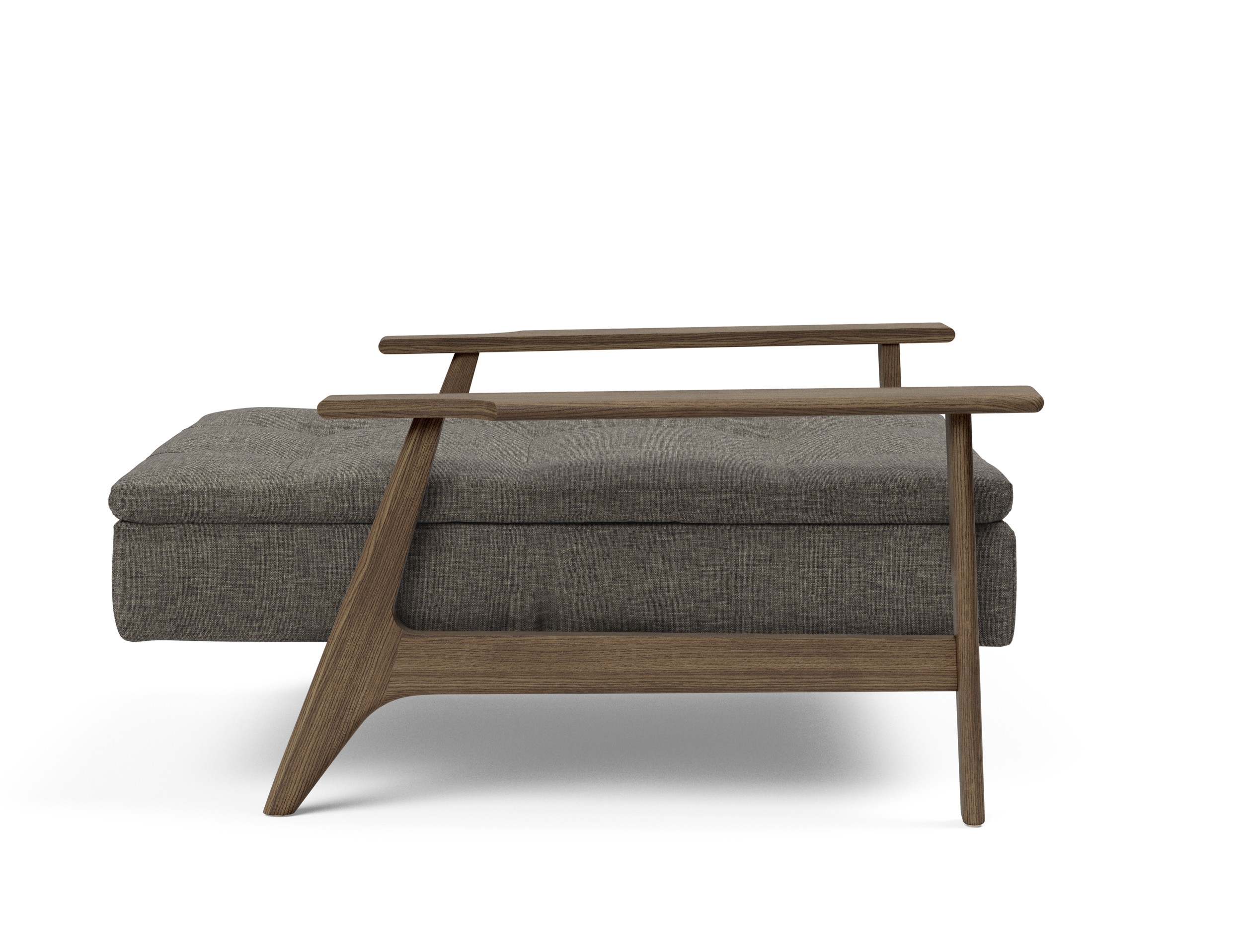 Dublexo Frej Fabric Chair w/Smoked Oak Arms & Legs