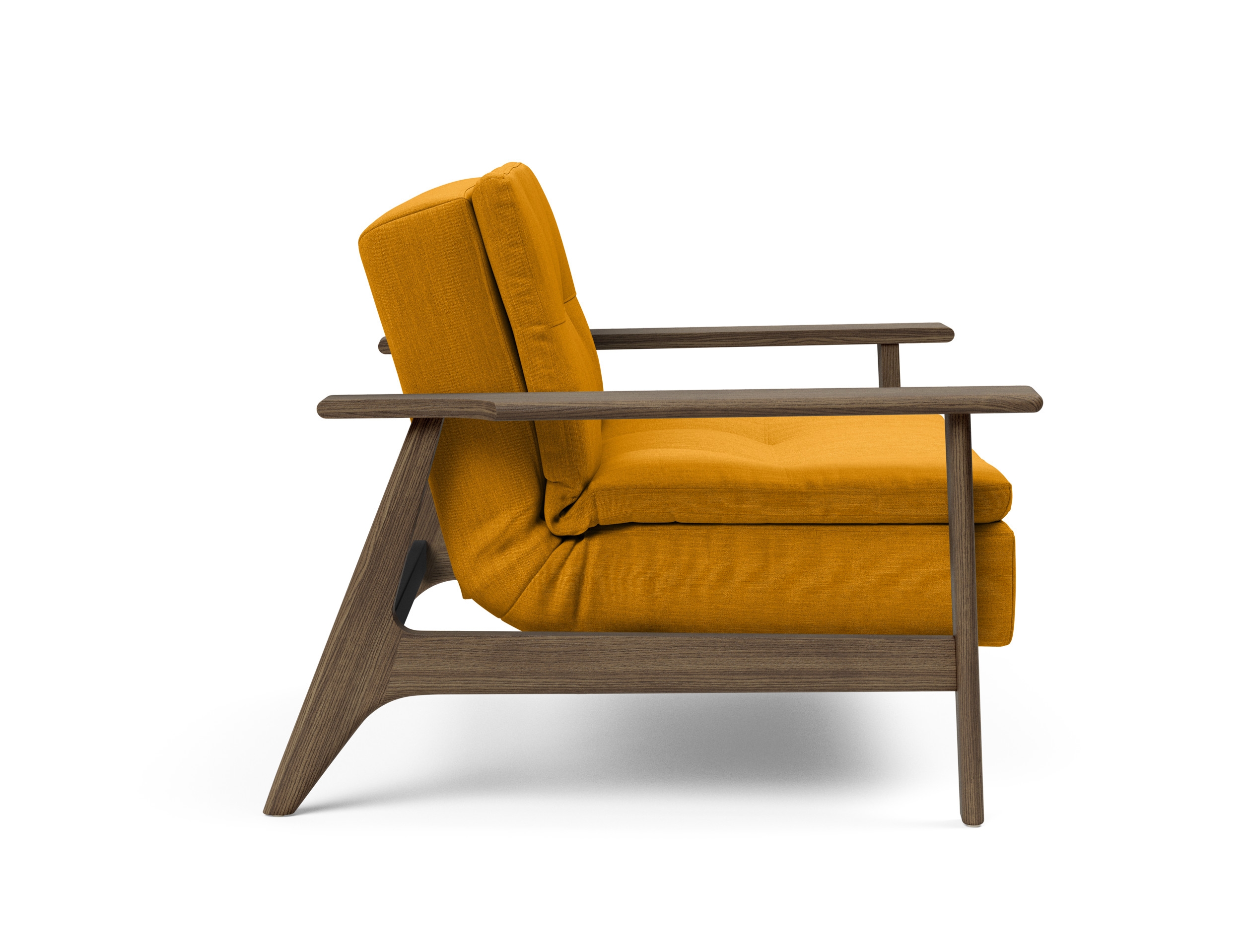 Dublexo Frej Fabric Chair w/Smoked Oak Arms & Legs