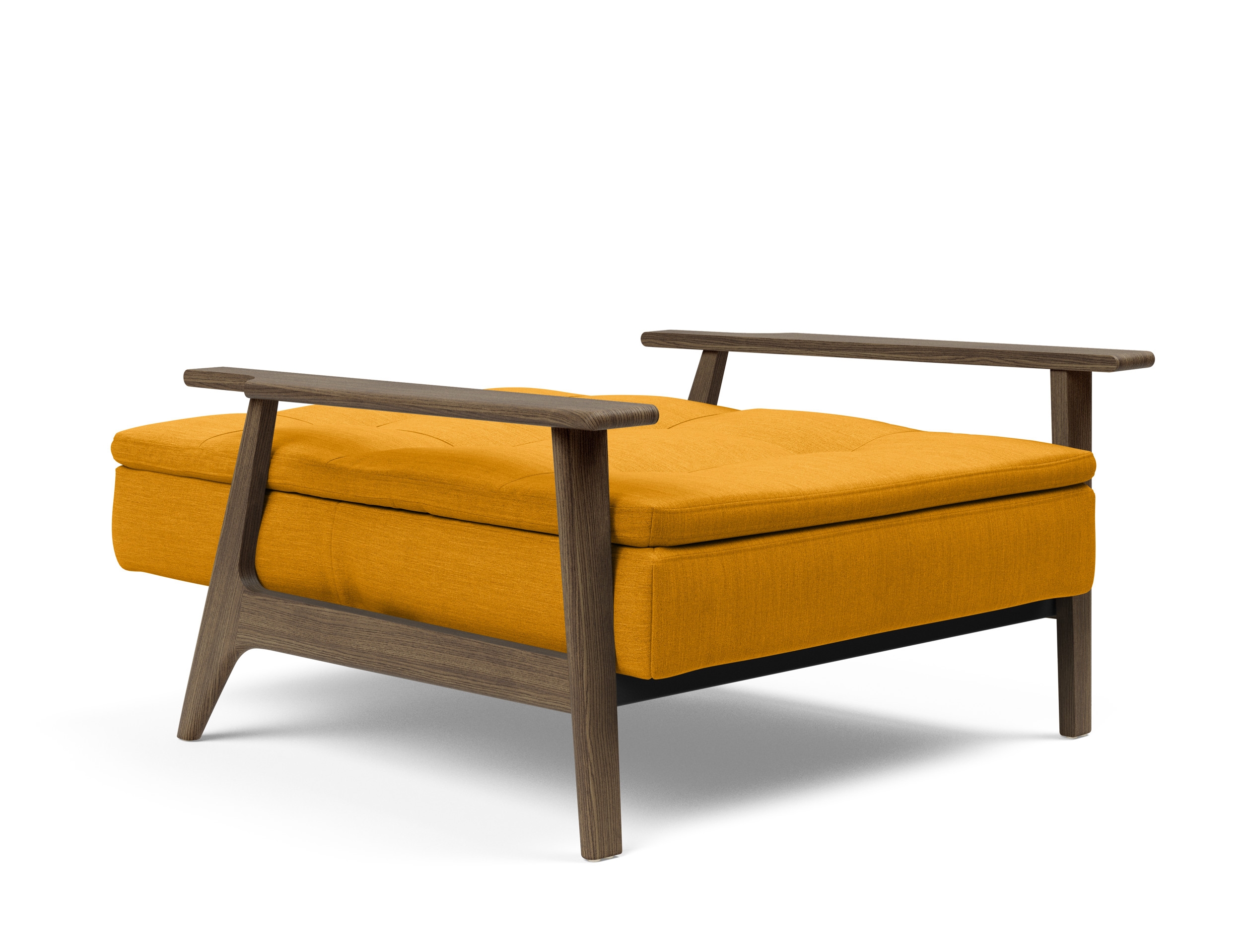 Dublexo Frej Fabric Chair w/Smoked Oak Arms & Legs