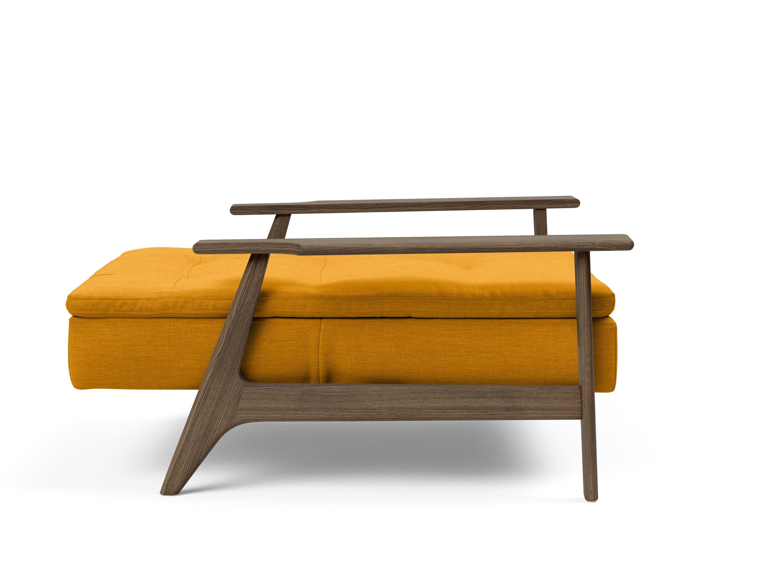 Dublexo Frej Fabric Chair w/Smoked Oak Arms & Legs
