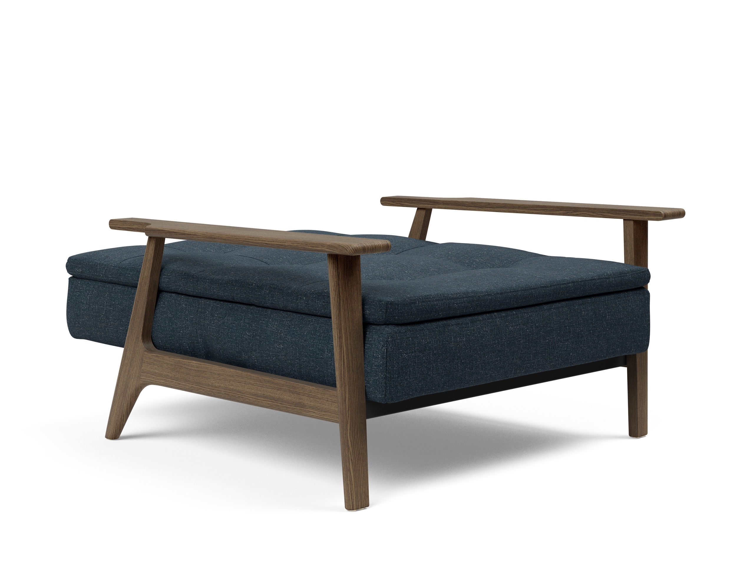 Dublexo Frej Fabric Chair w/Smoked Oak Arms & Legs