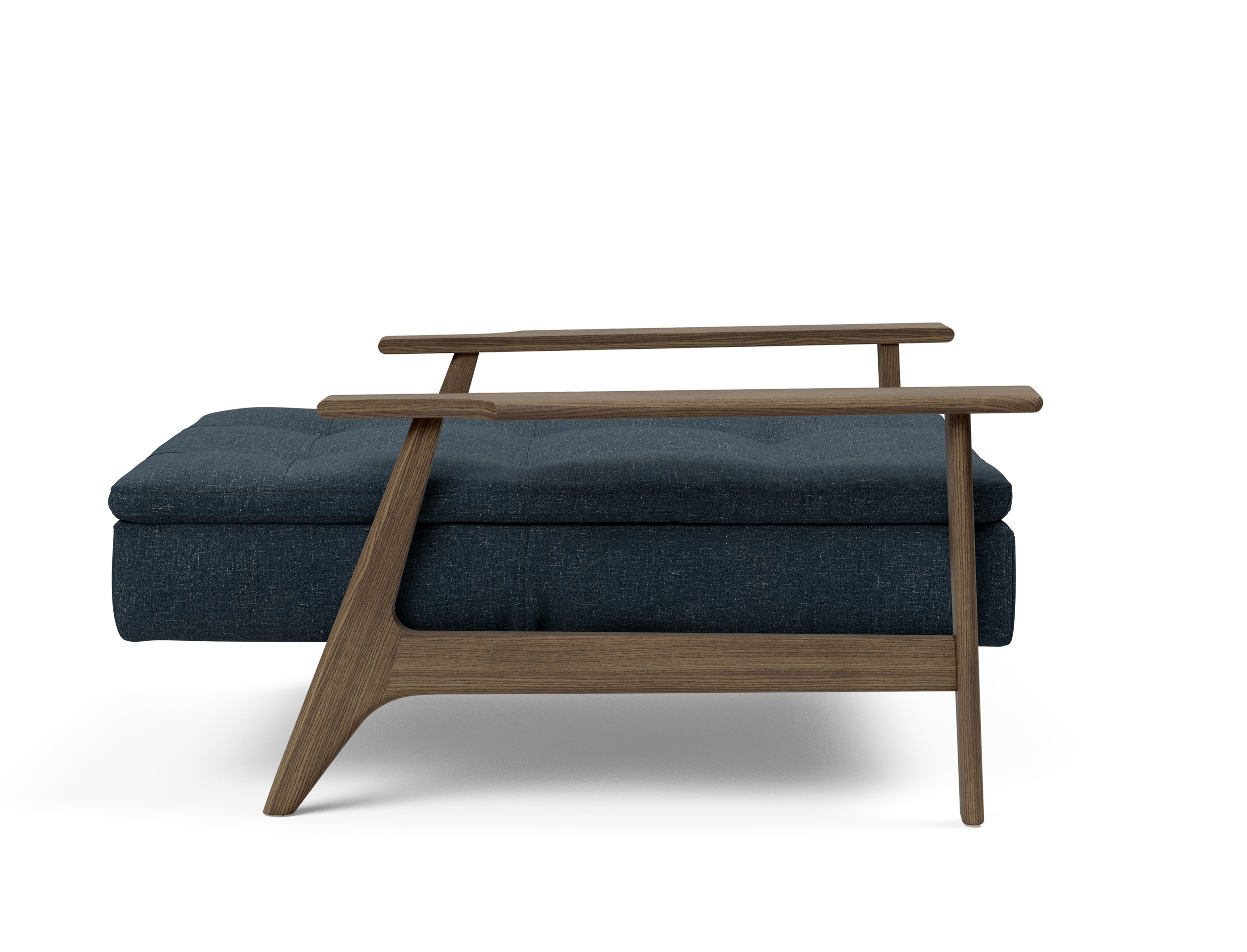 Dublexo Frej Fabric Chair w/Smoked Oak Arms & Legs