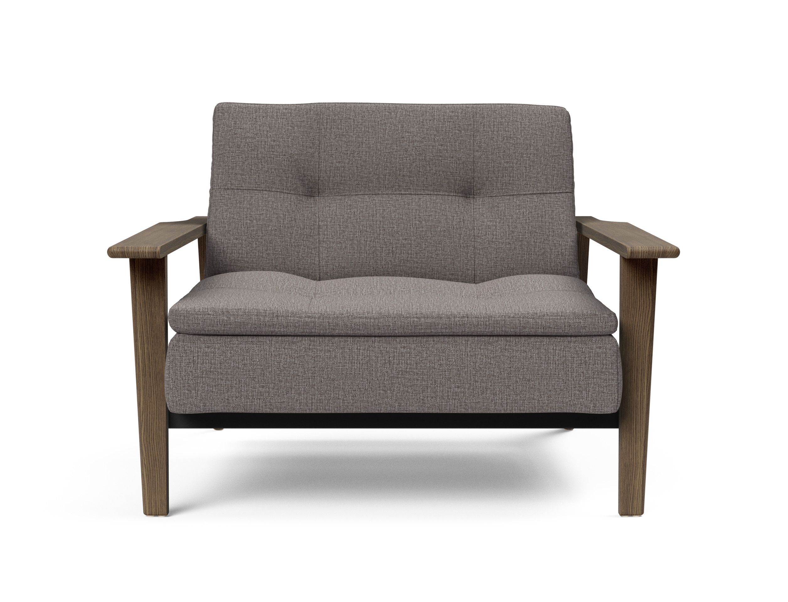 Dublexo Frej Fabric Chair w/Smoked Oak Arms & Legs