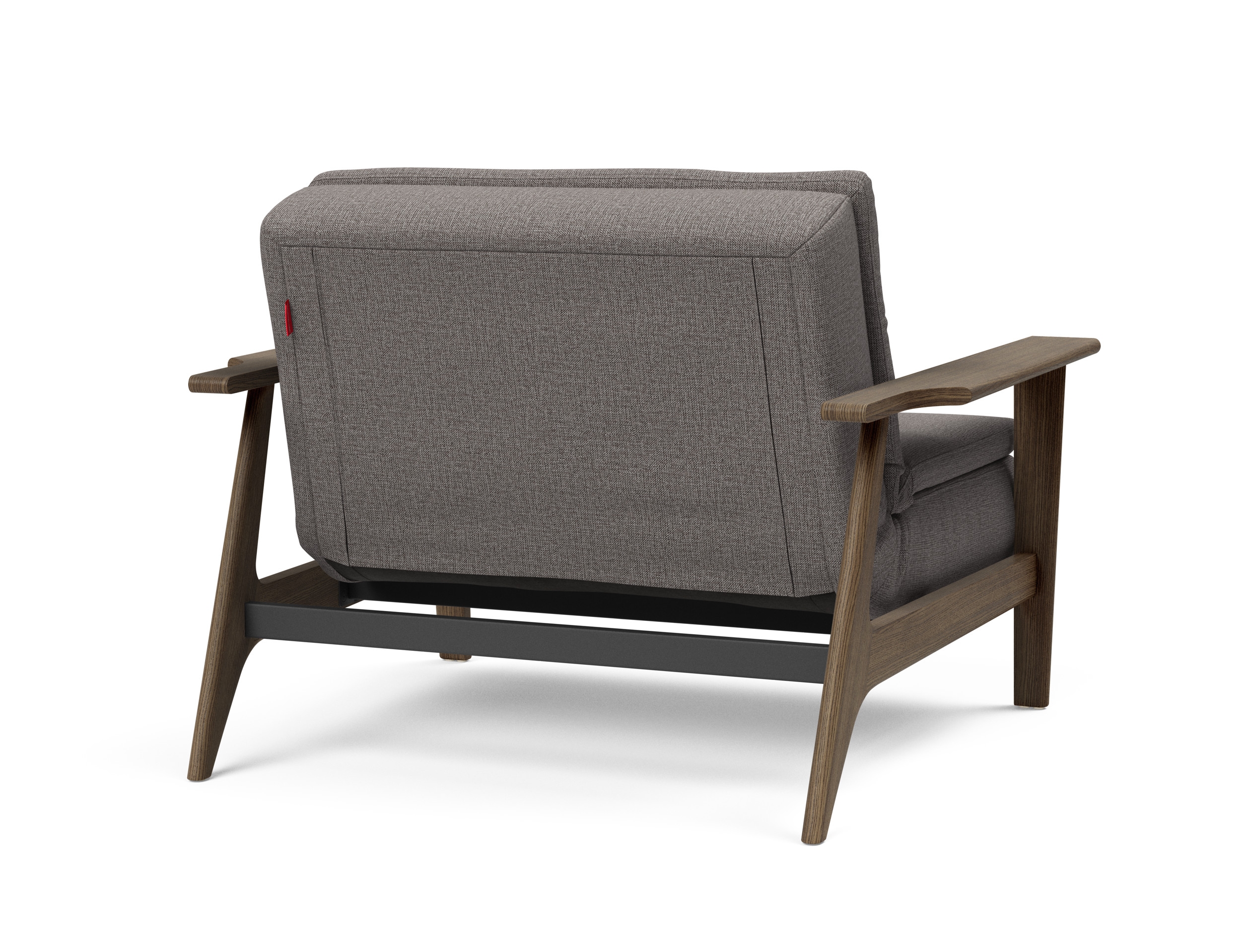 Dublexo Frej Fabric Chair w/Smoked Oak Arms & Legs