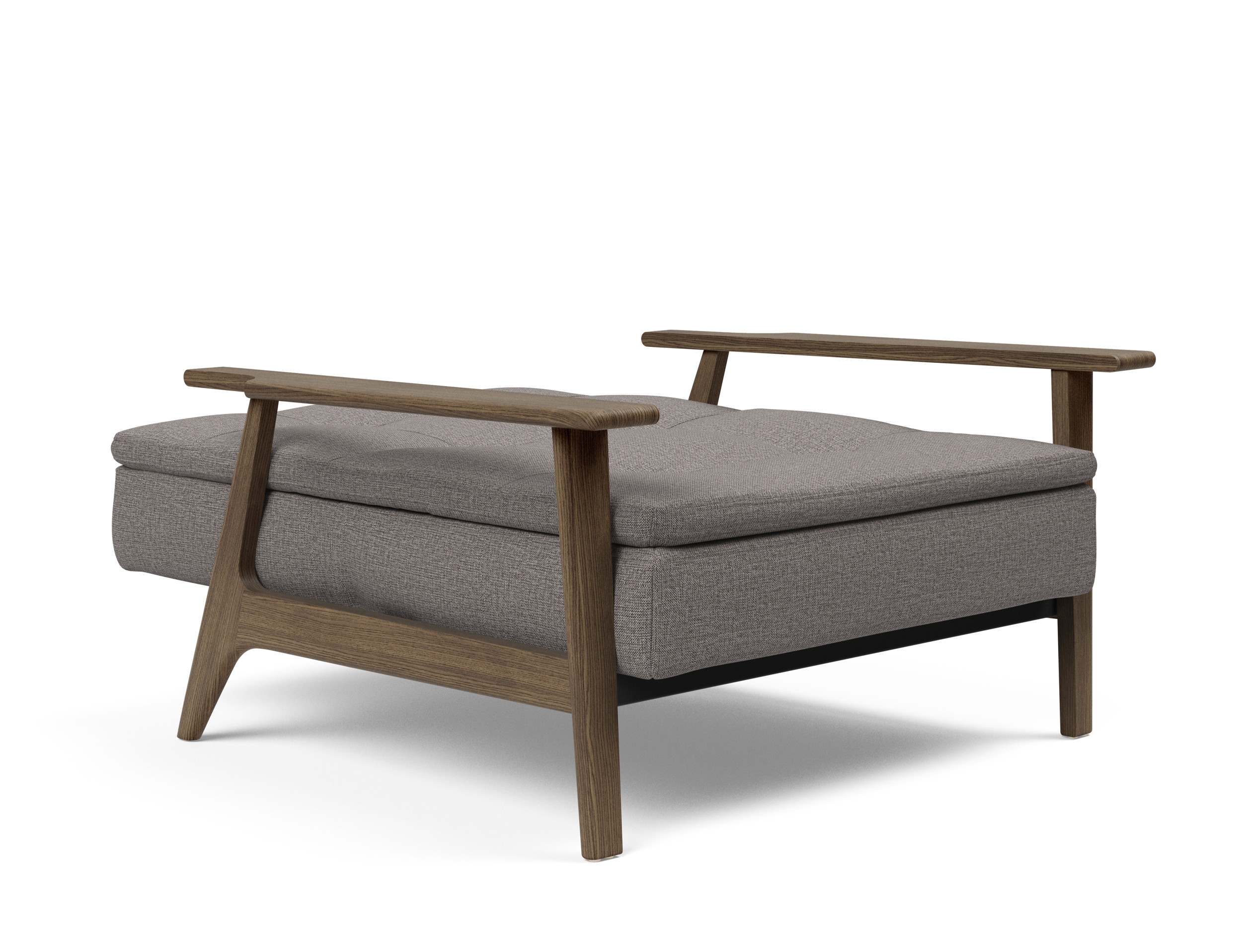 Dublexo Frej Fabric Chair w/Smoked Oak Arms & Legs