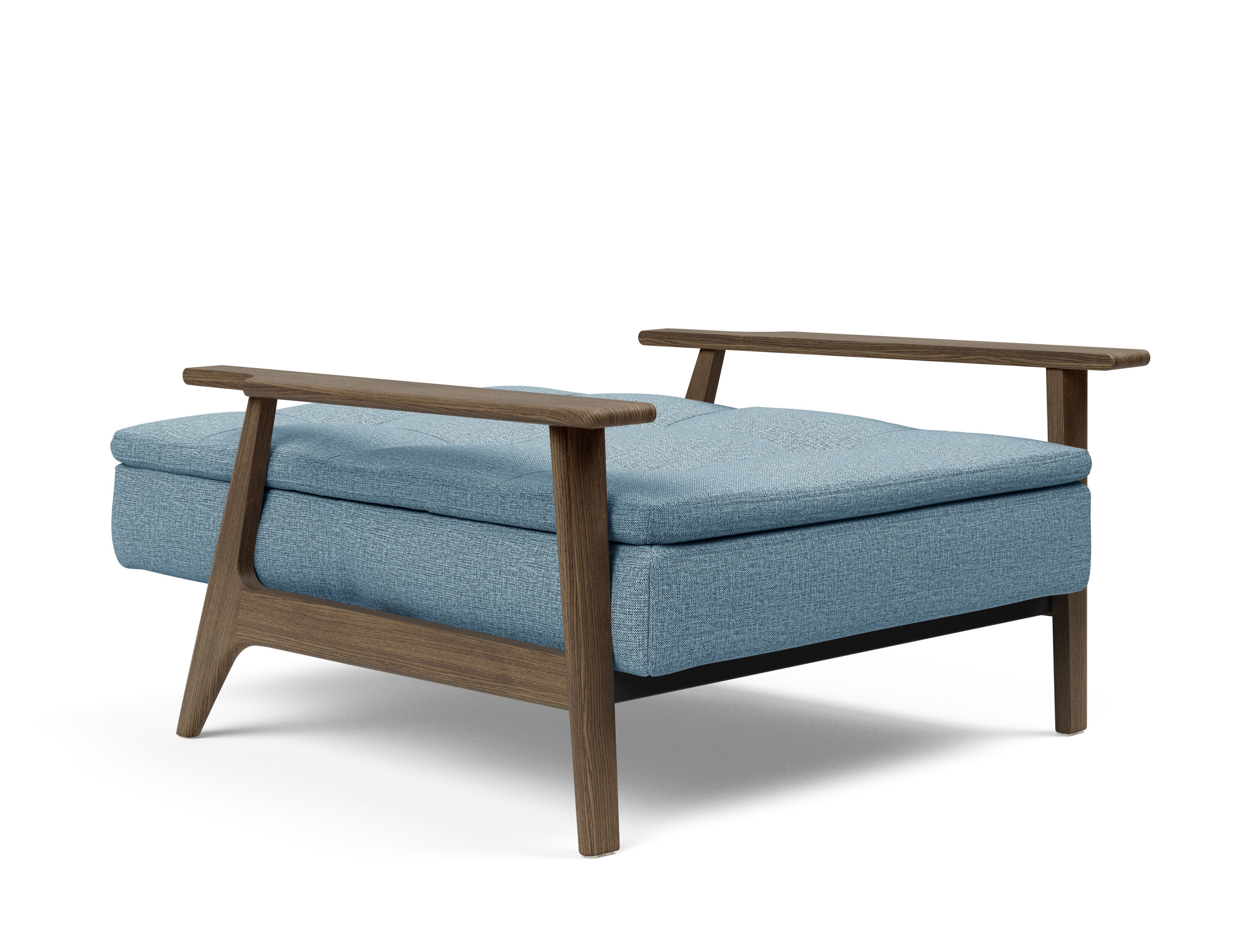 Dublexo Frej Fabric Chair w/Smoked Oak Arms & Legs