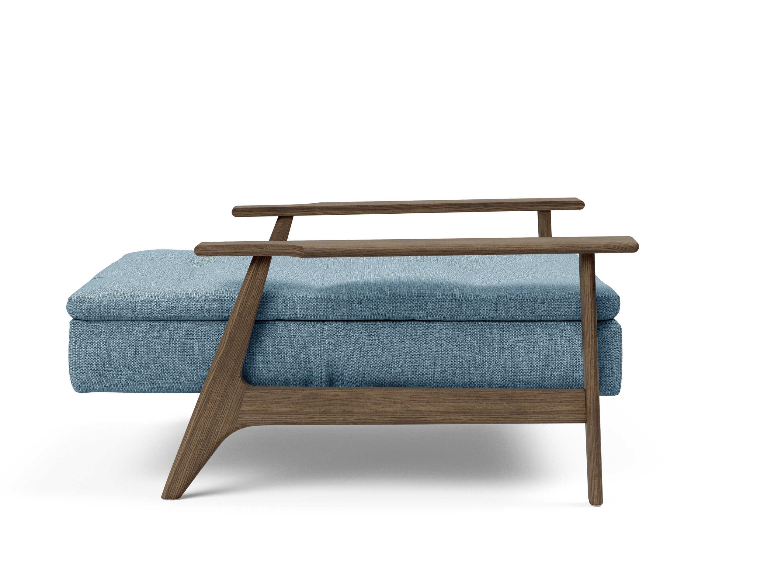Dublexo Frej Fabric Chair w/Smoked Oak Arms & Legs