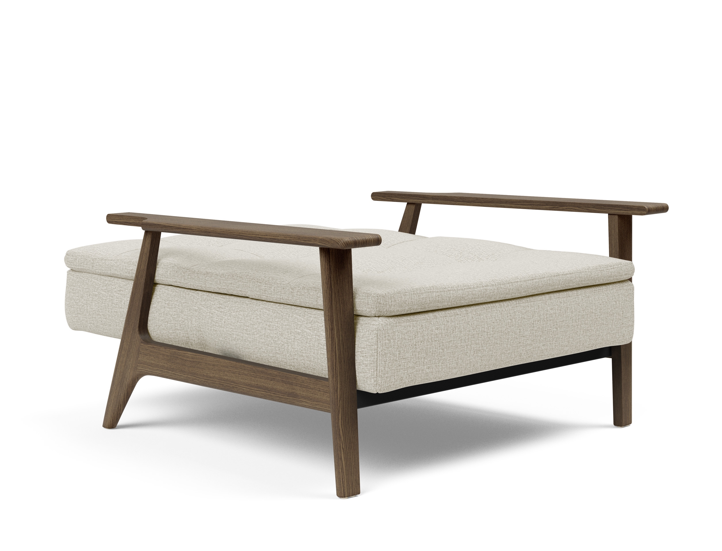 Dublexo Frej Fabric Chair w/Smoked Oak Arms & Legs