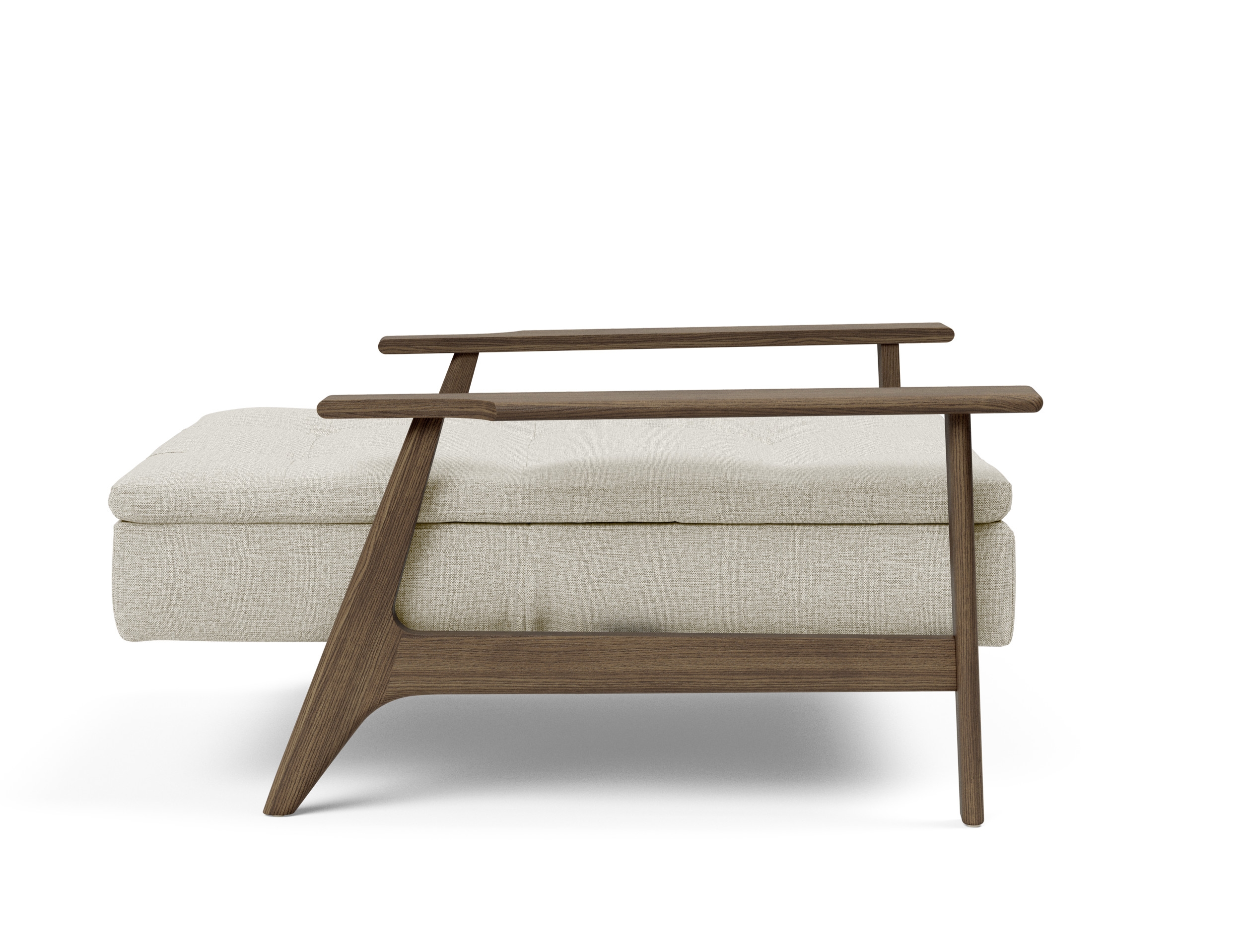 Dublexo Frej Fabric Chair w/Smoked Oak Arms & Legs
