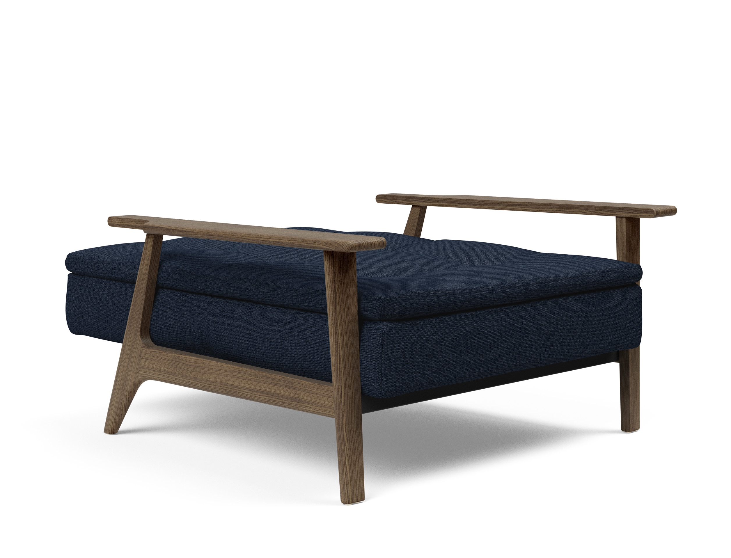 Dublexo Frej Fabric Chair w/Smoked Oak Arms & Legs