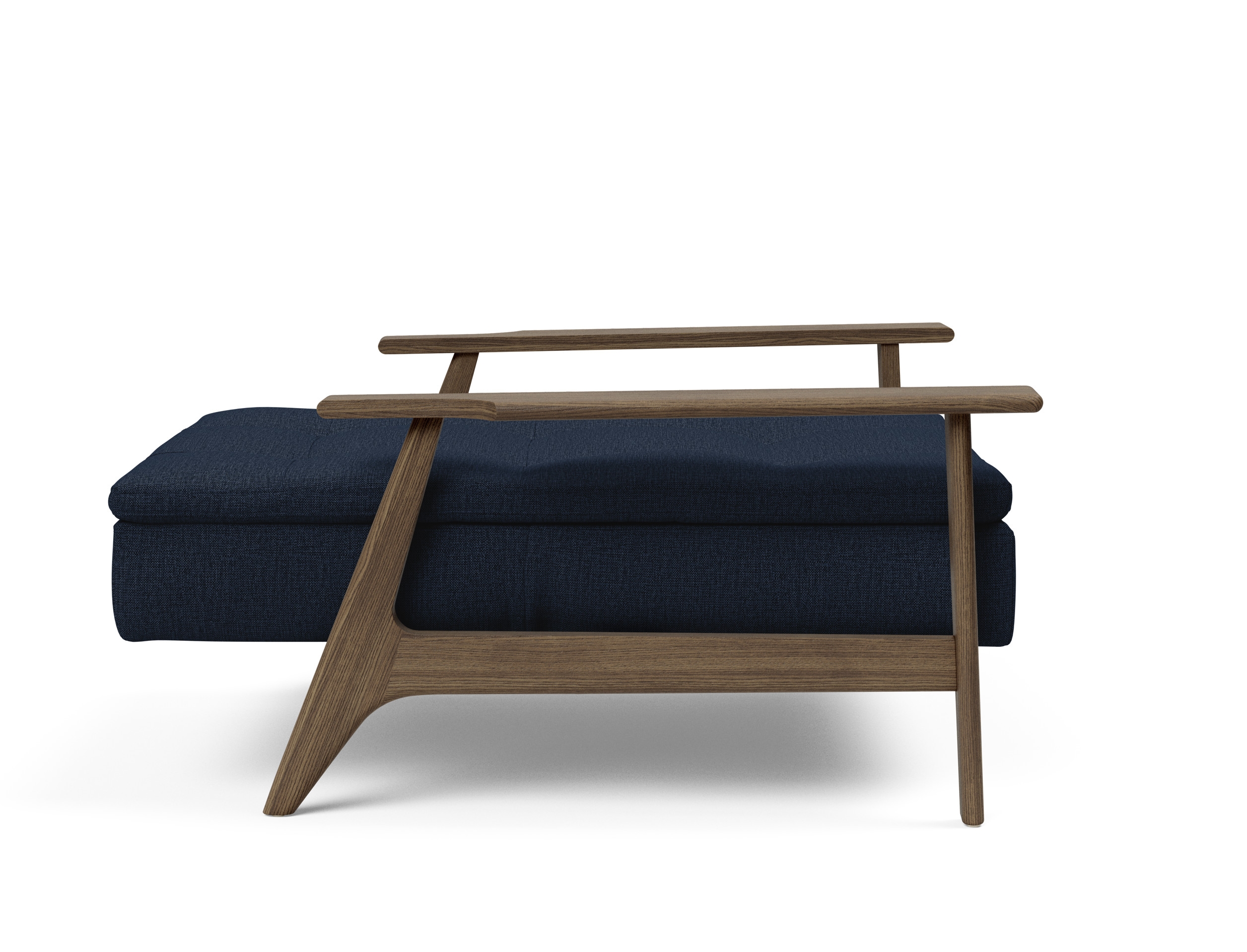 Dublexo Frej Fabric Chair w/Smoked Oak Arms & Legs