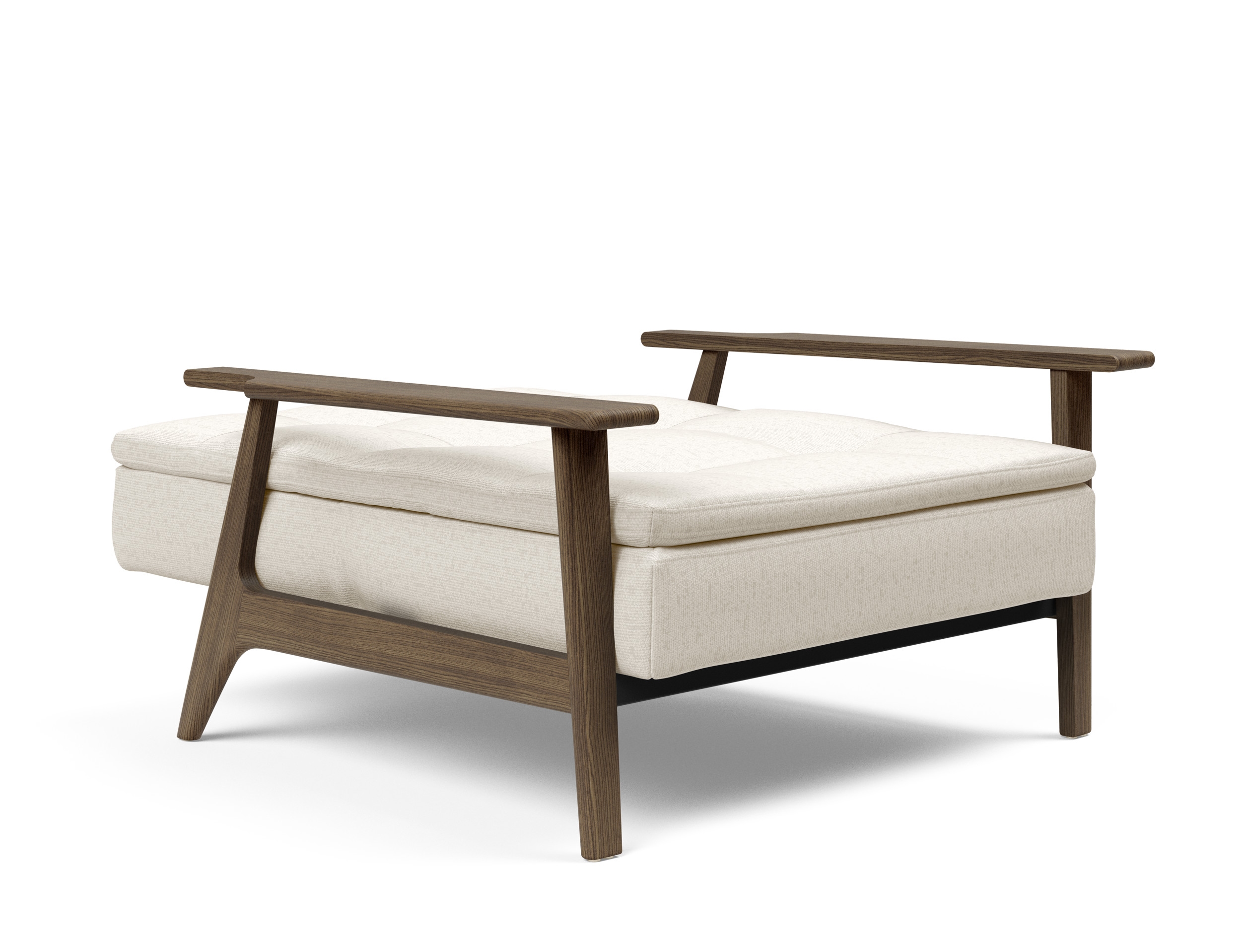 Dublexo Frej Fabric Chair w/Smoked Oak Arms & Legs
