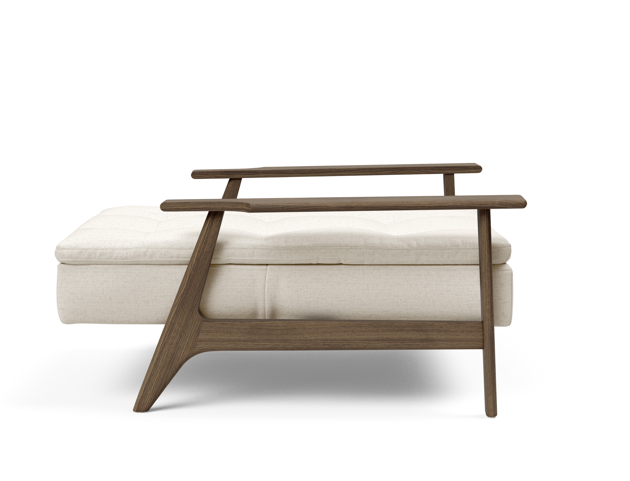 Dublexo Frej Fabric Chair w/Smoked Oak Arms & Legs