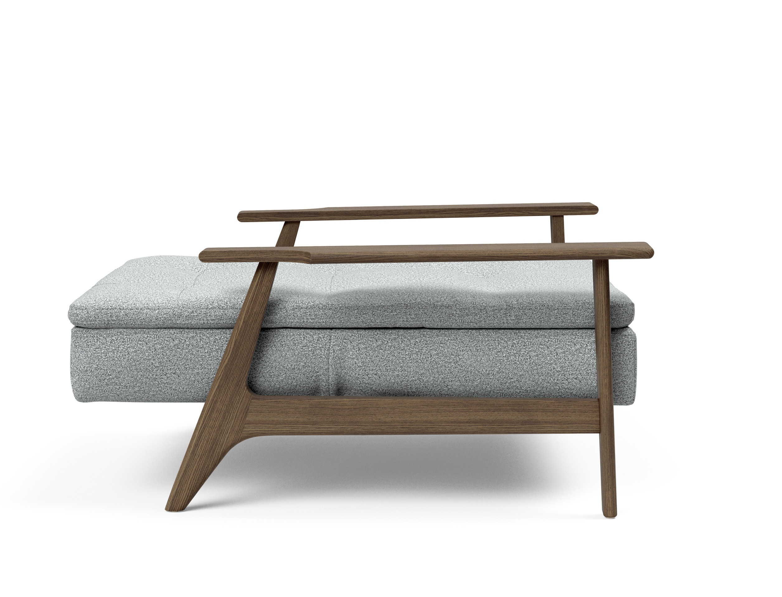 Dublexo Frej Fabric Chair w/Smoked Oak Arms & Legs